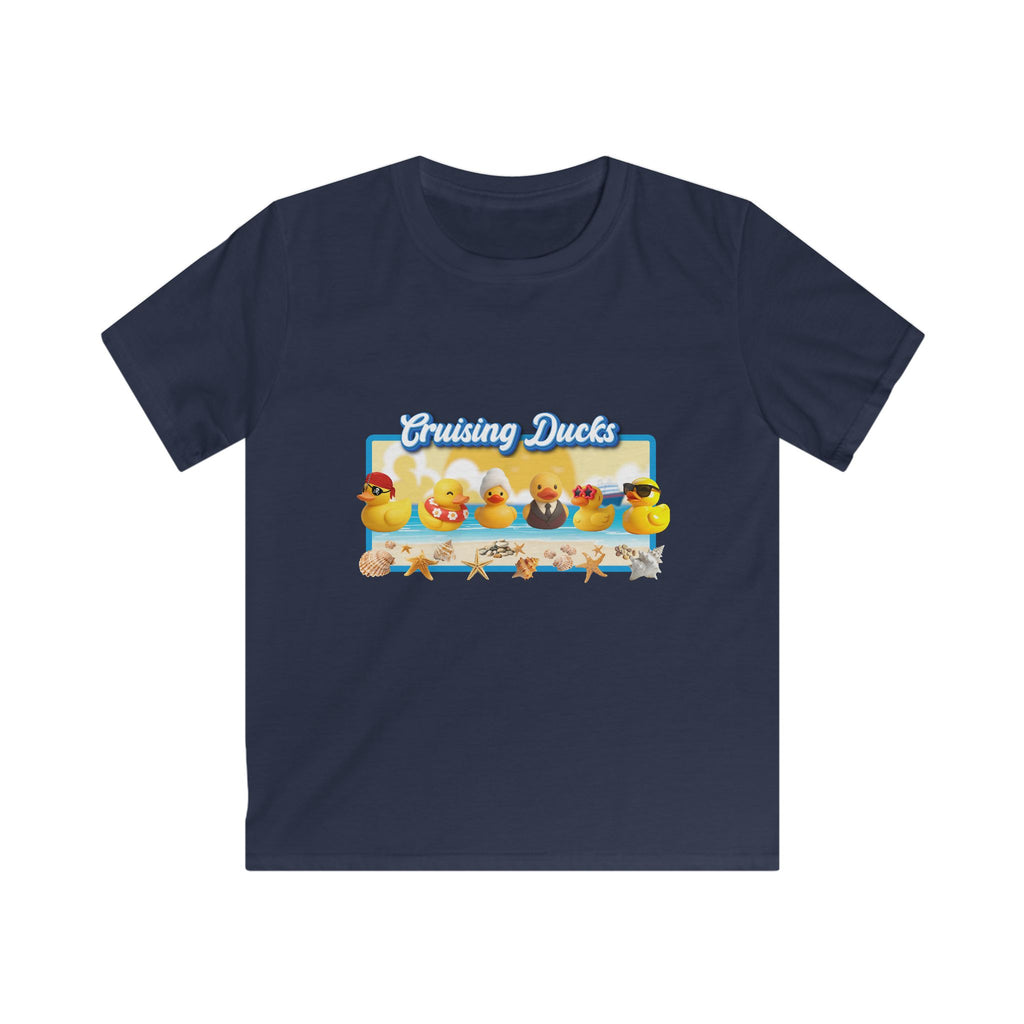 Kids Tee — 'Cruising Ducks' Cute Rubber Duck Family Graphic Shirt
