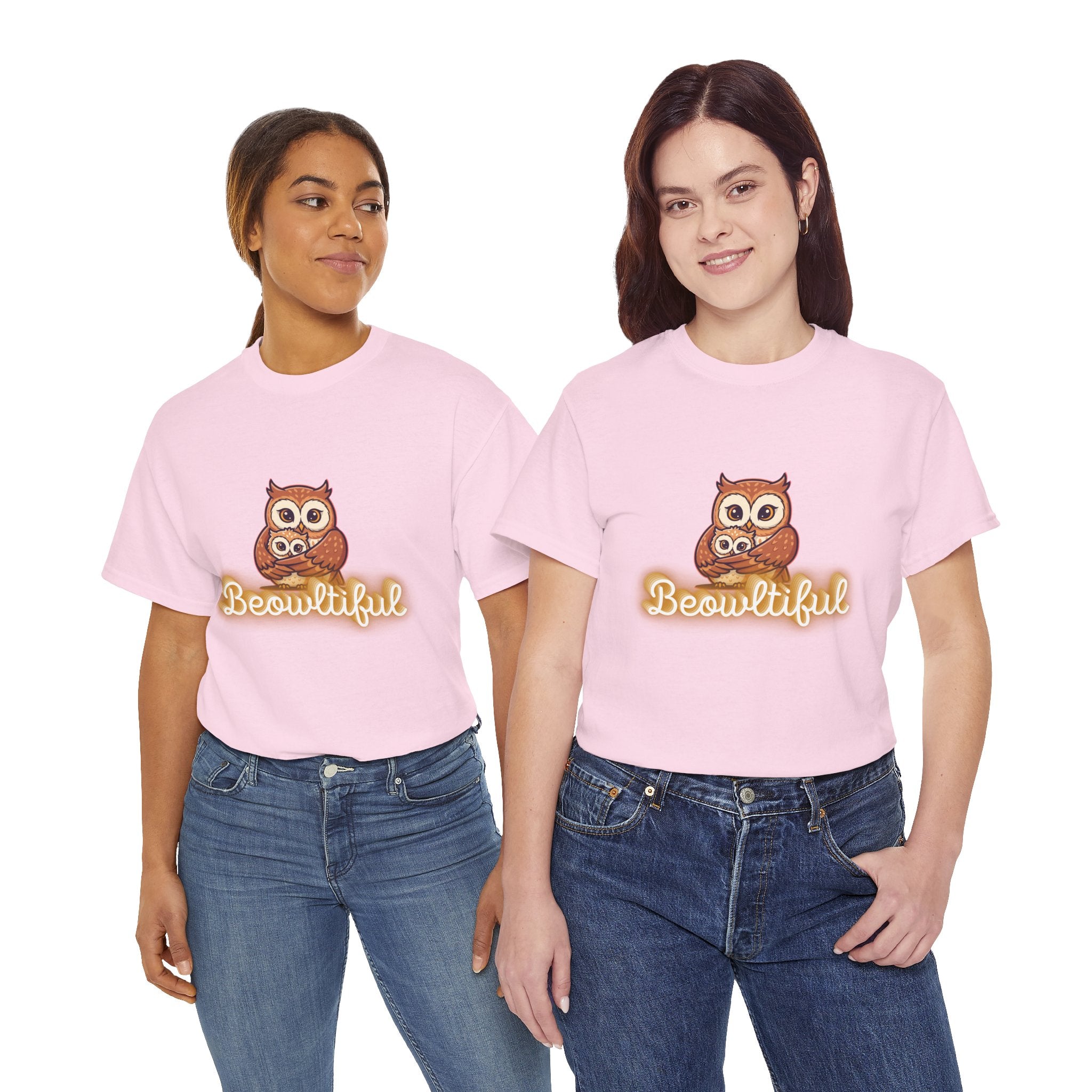Beowtiful Owl T-Shirt - Cute Owl Graphic Tee for Bird Lovers & Fall Fashion