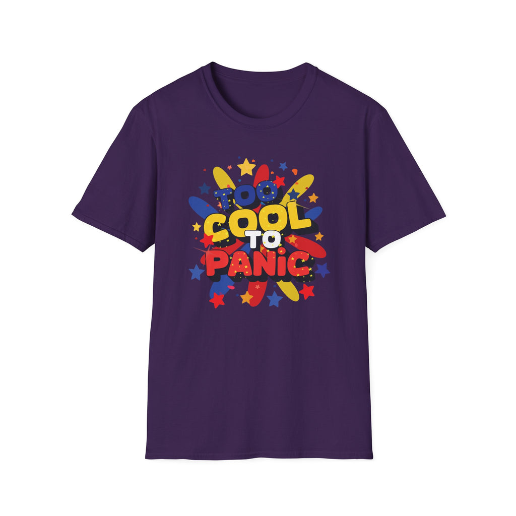 Too Cool to Panic T-Shirt — Retro Pop Graphic Tee