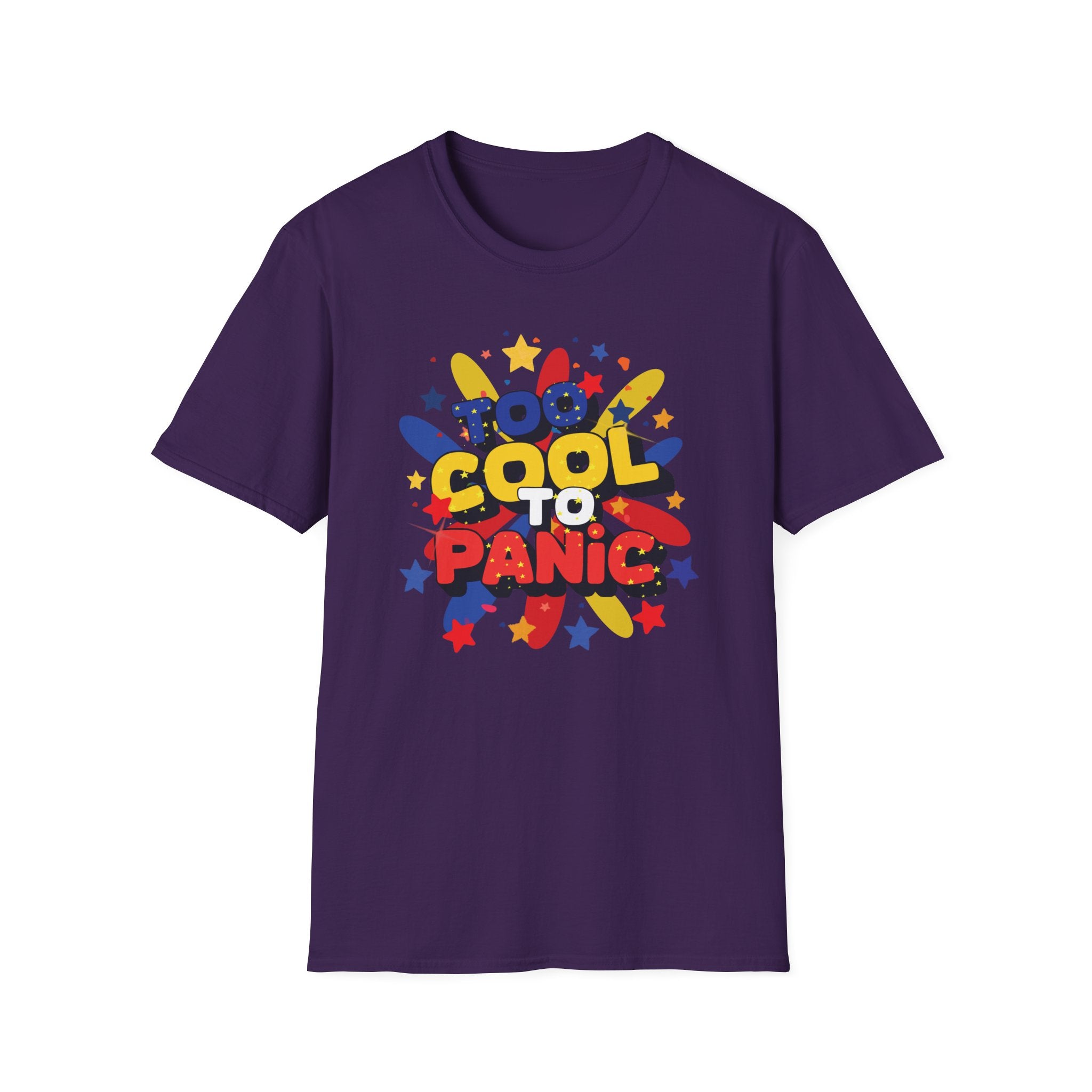 Too Cool to Panic T-Shirt — Retro Pop Graphic Tee