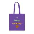Buena Company Cotton Tote - Spanish Phrase Grocery & Market Bag with Cute Taco Icon