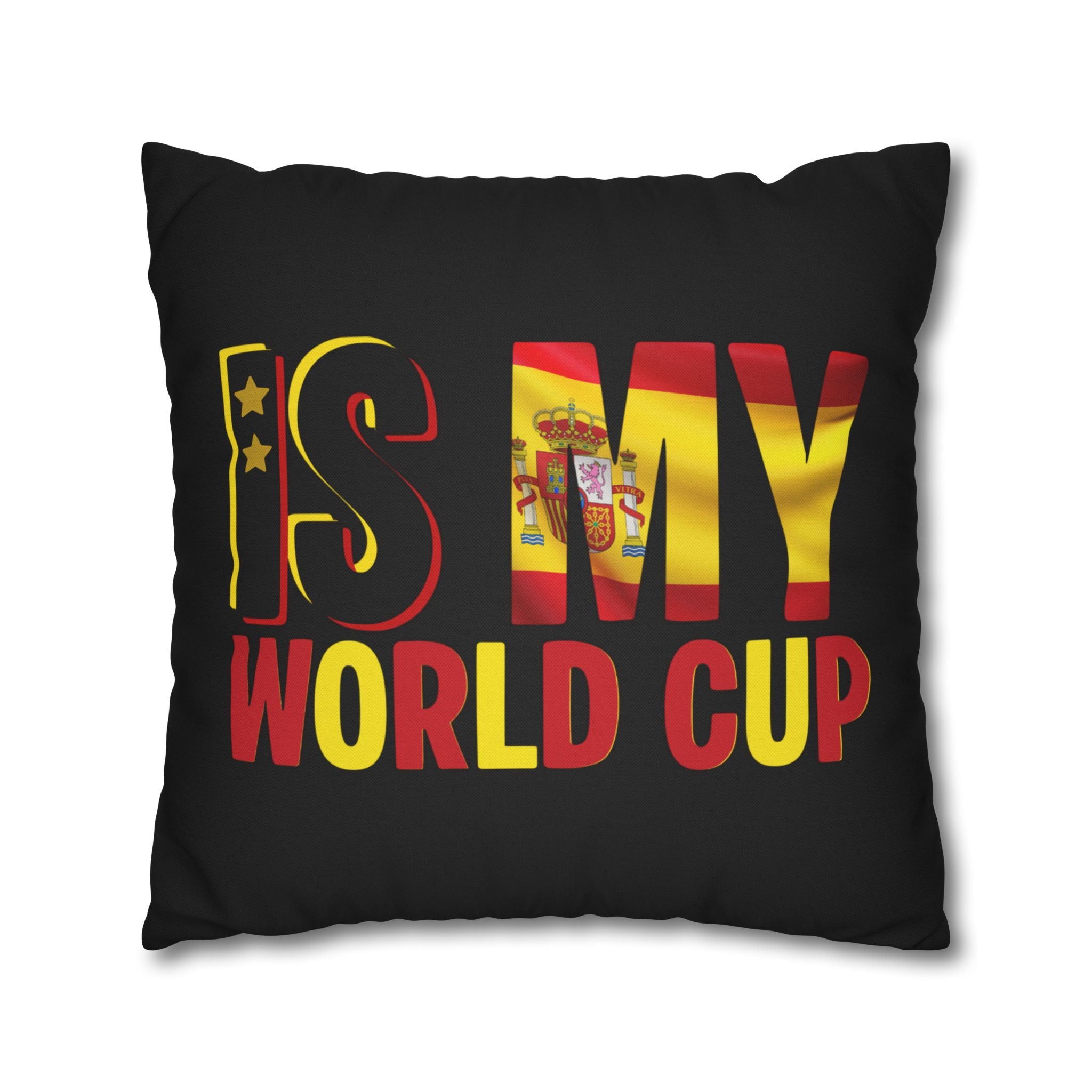 Spun Polyester Square Pillowcase