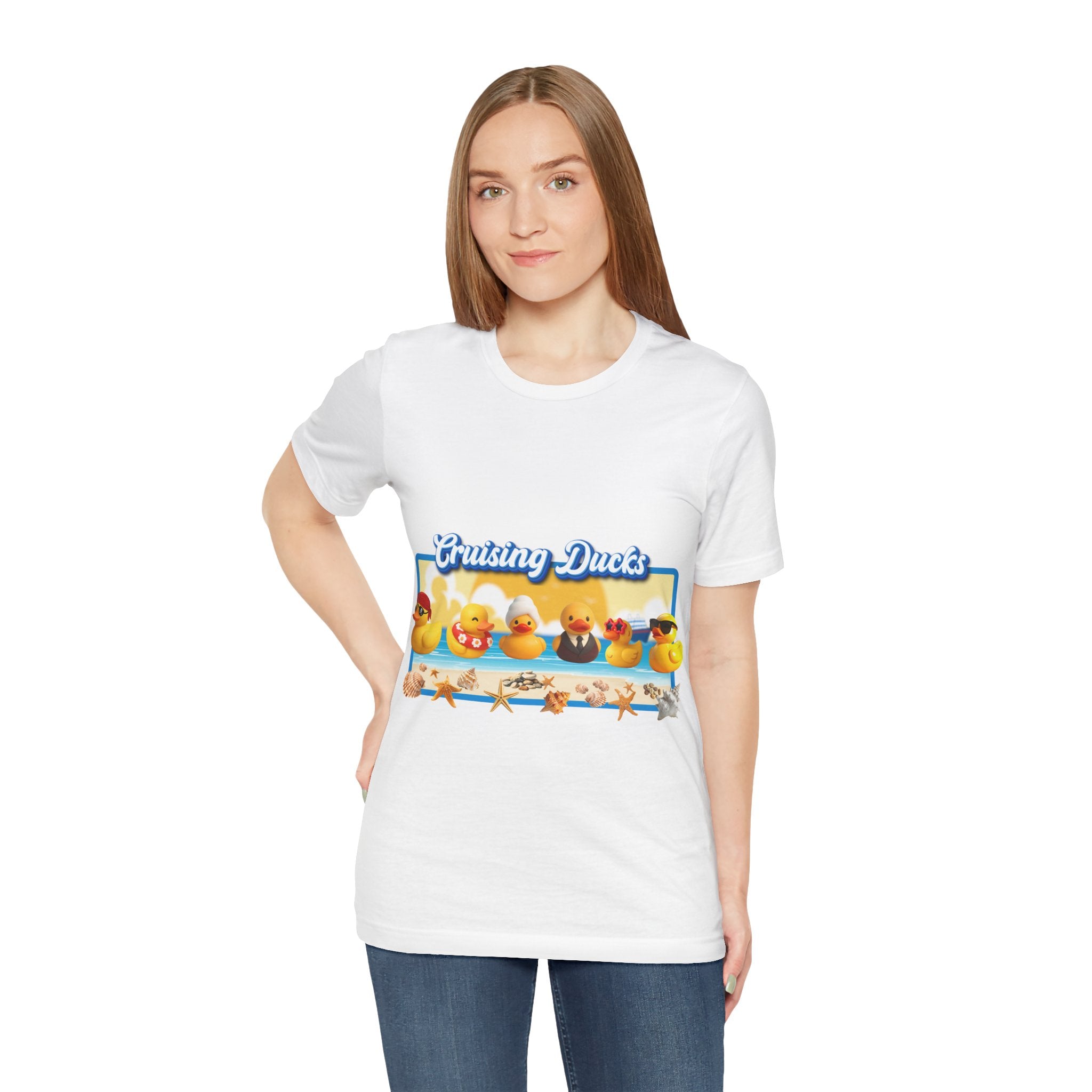 Cruising Ducks T-Shirt – Cute Rubber Duck Beach Graphic Tee