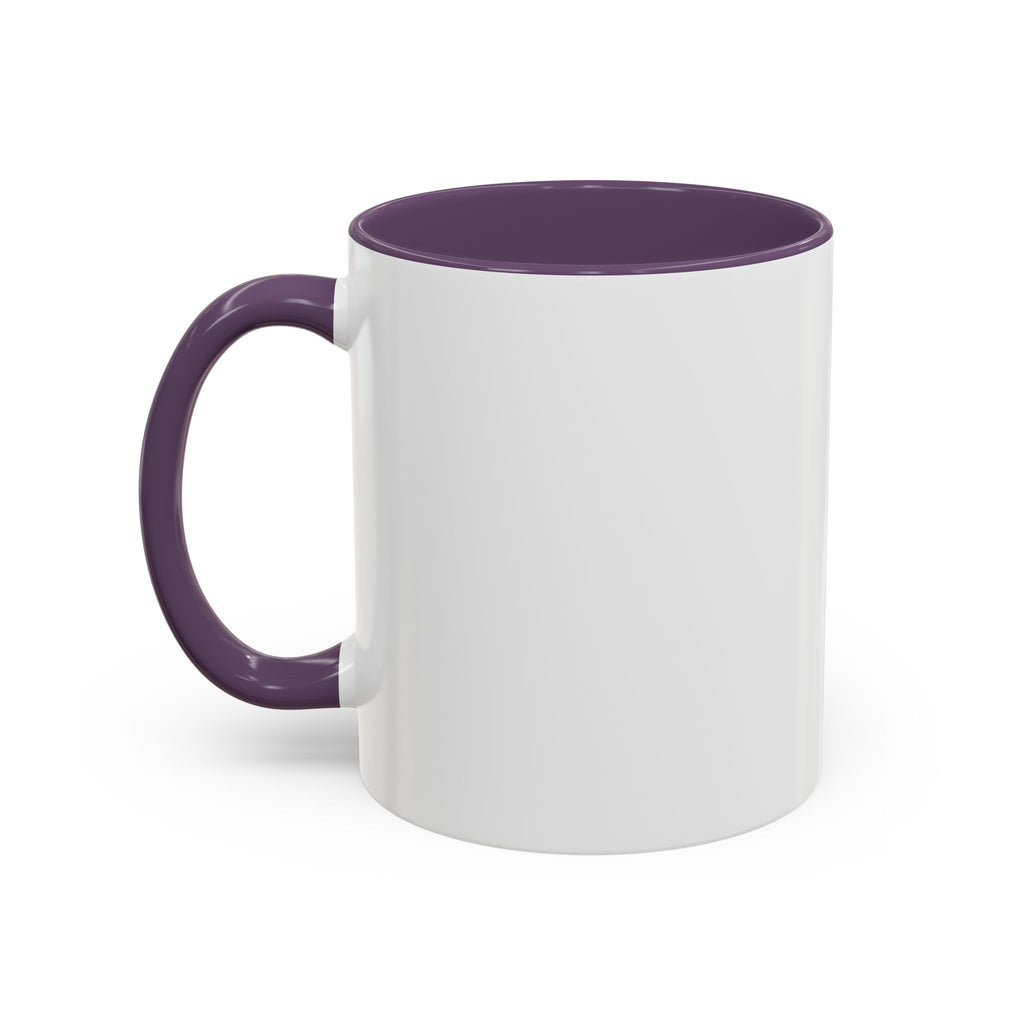 Nested Mugs Coffee Mug — Colorful Retro Stacked Cup Design (11/15oz)