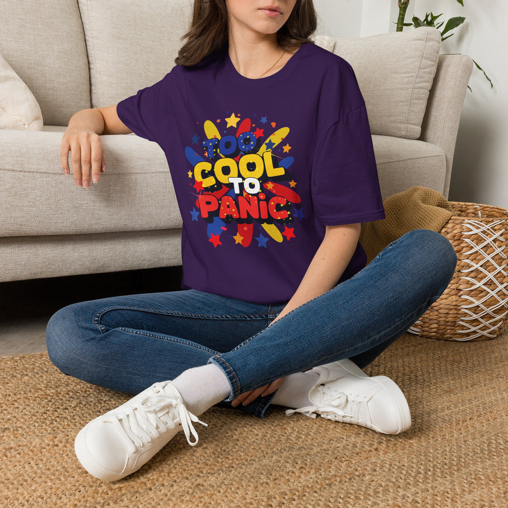 Too Cool to Panic T-Shirt — Retro Pop Graphic Tee