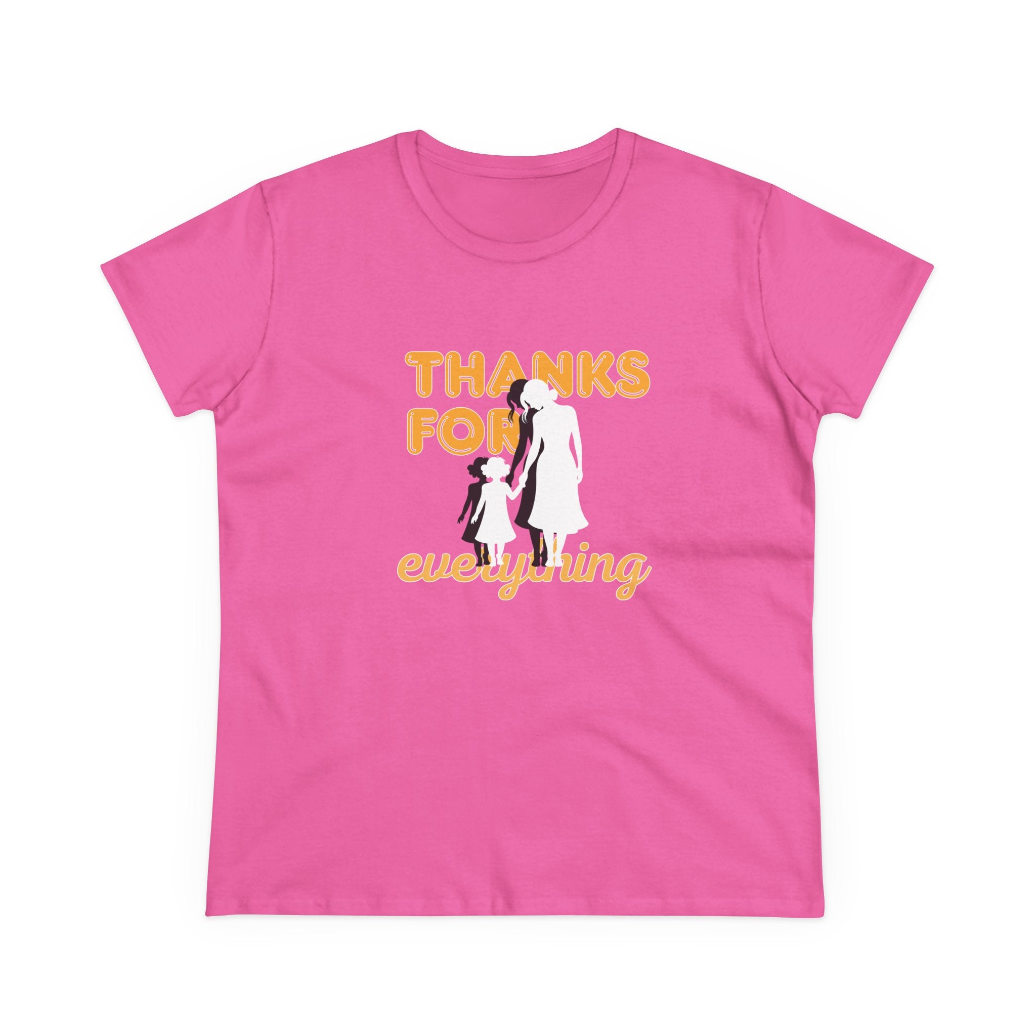 Thanks For Everything Tee — Thank You Gift T-Shirt with Silhouette Design