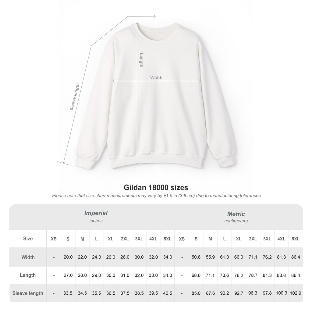 Paint Heart Crewneck Sweatshirt — Artist Painting Colorful Heart Design