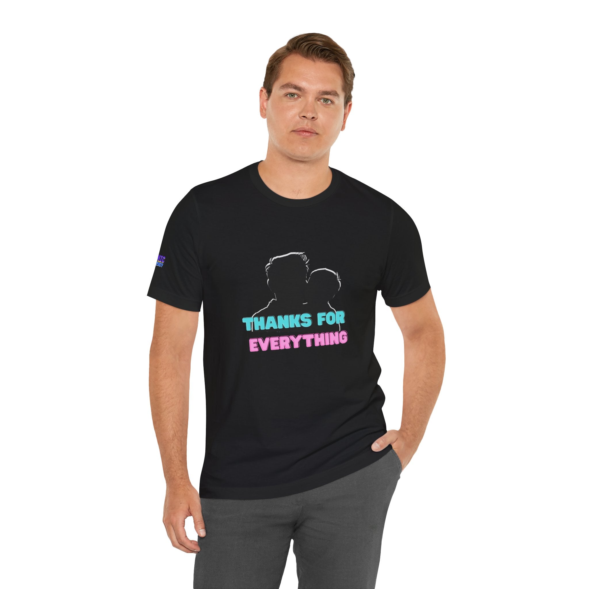 T-Shirt — "Thanks For Everything" Couple Silhouette Appreciation Tee