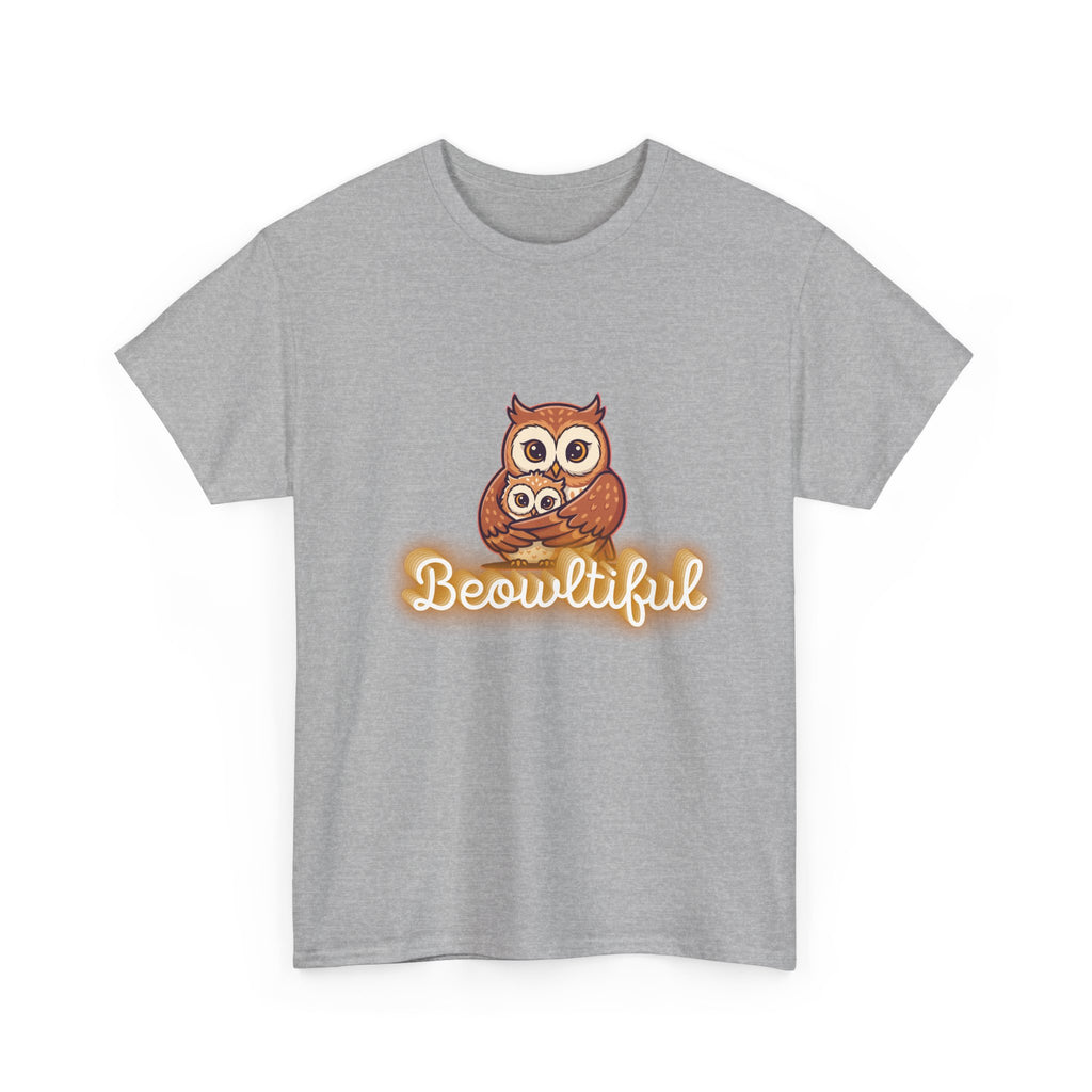 Beowtiful Owl T-Shirt - Cute Owl Graphic Tee for Bird Lovers & Fall Fashion