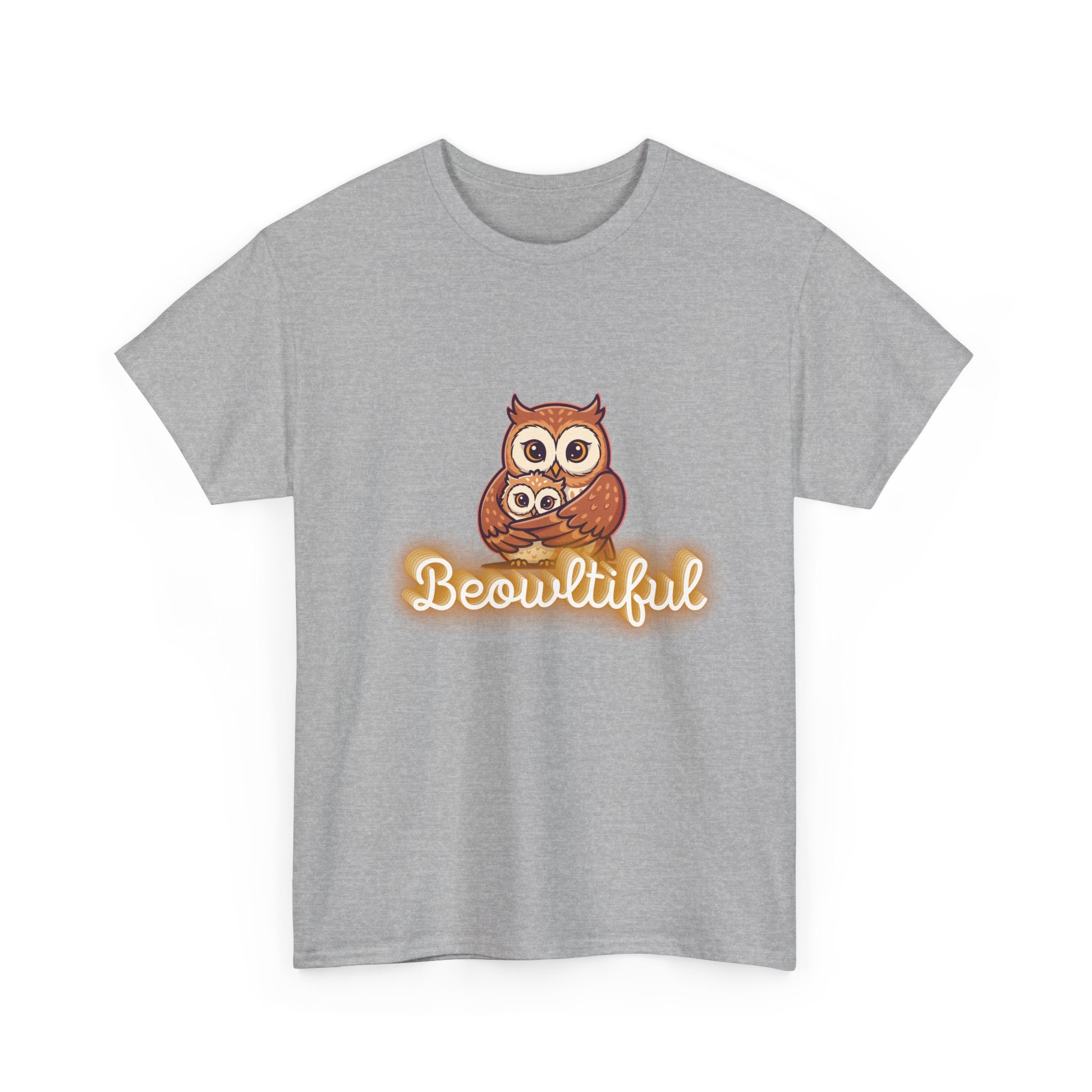 Beowtiful Owl T-Shirt - Cute Owl Graphic Tee for Bird Lovers & Fall Fashion