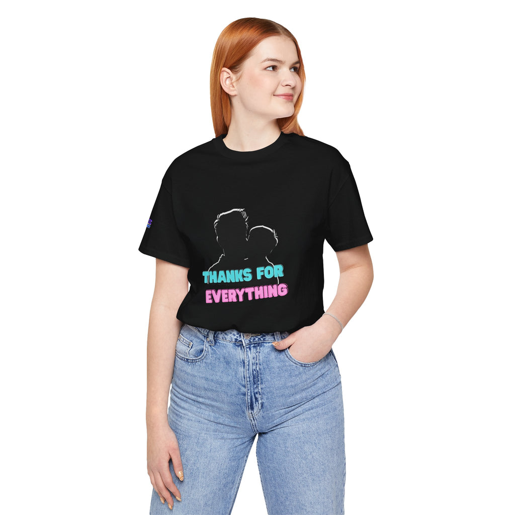T-Shirt — "Thanks For Everything" Couple Silhouette Appreciation Tee