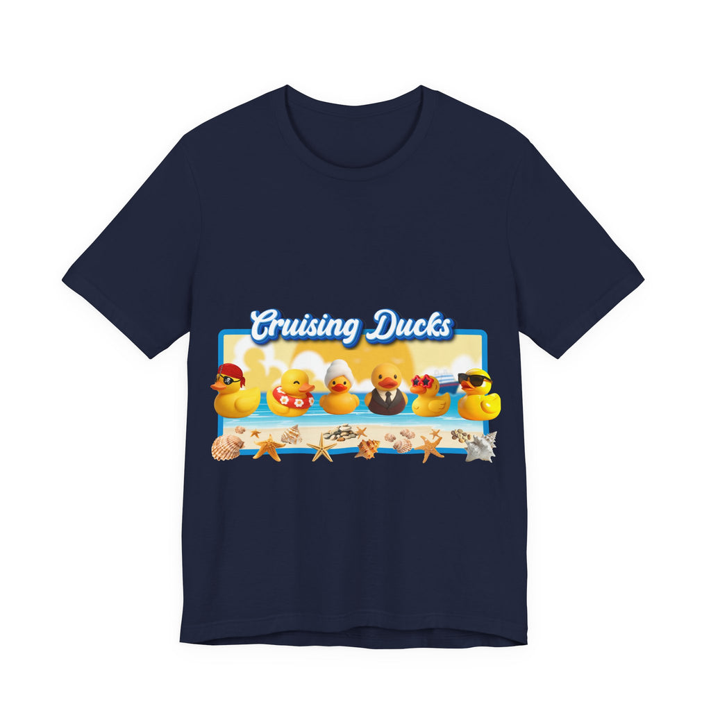 Cruising Ducks T-Shirt – Cute Rubber Duck Beach Graphic Tee