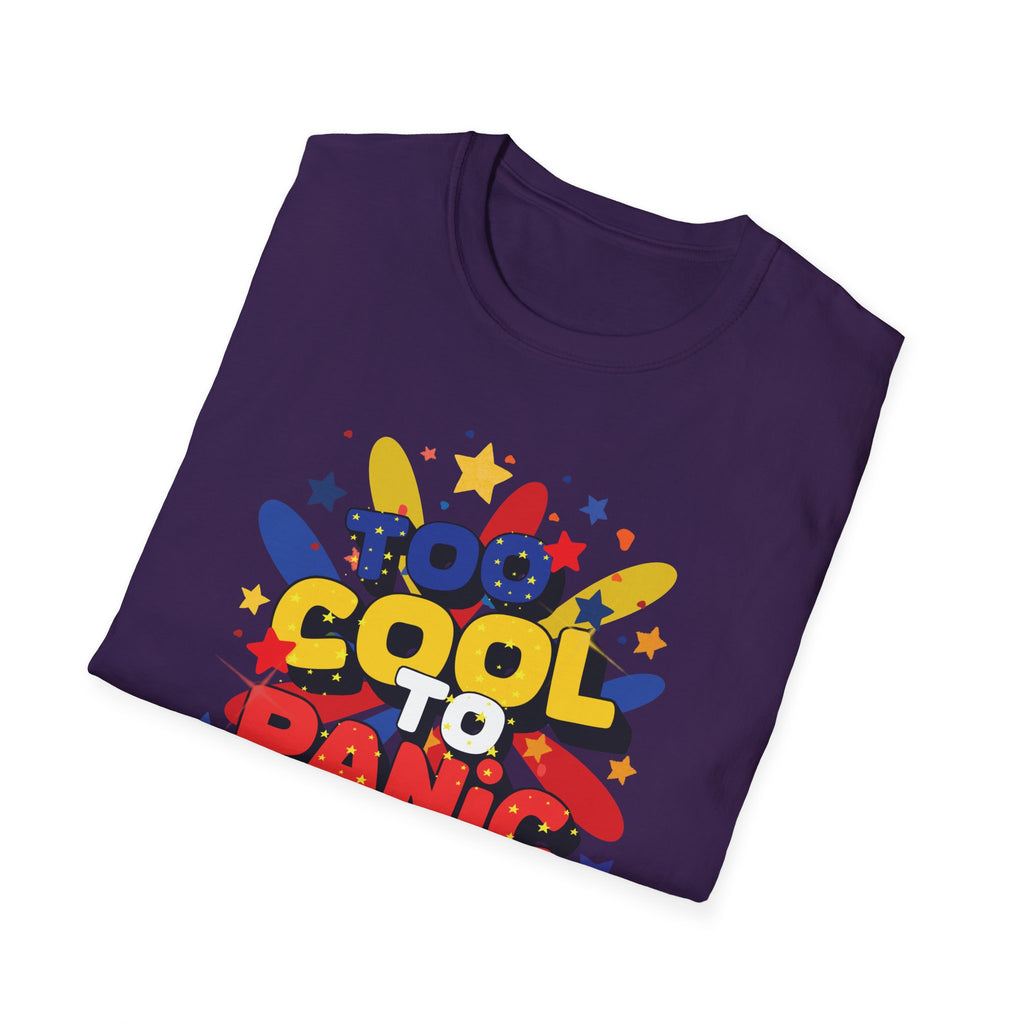 Too Cool to Panic T-Shirt — Retro Pop Graphic Tee