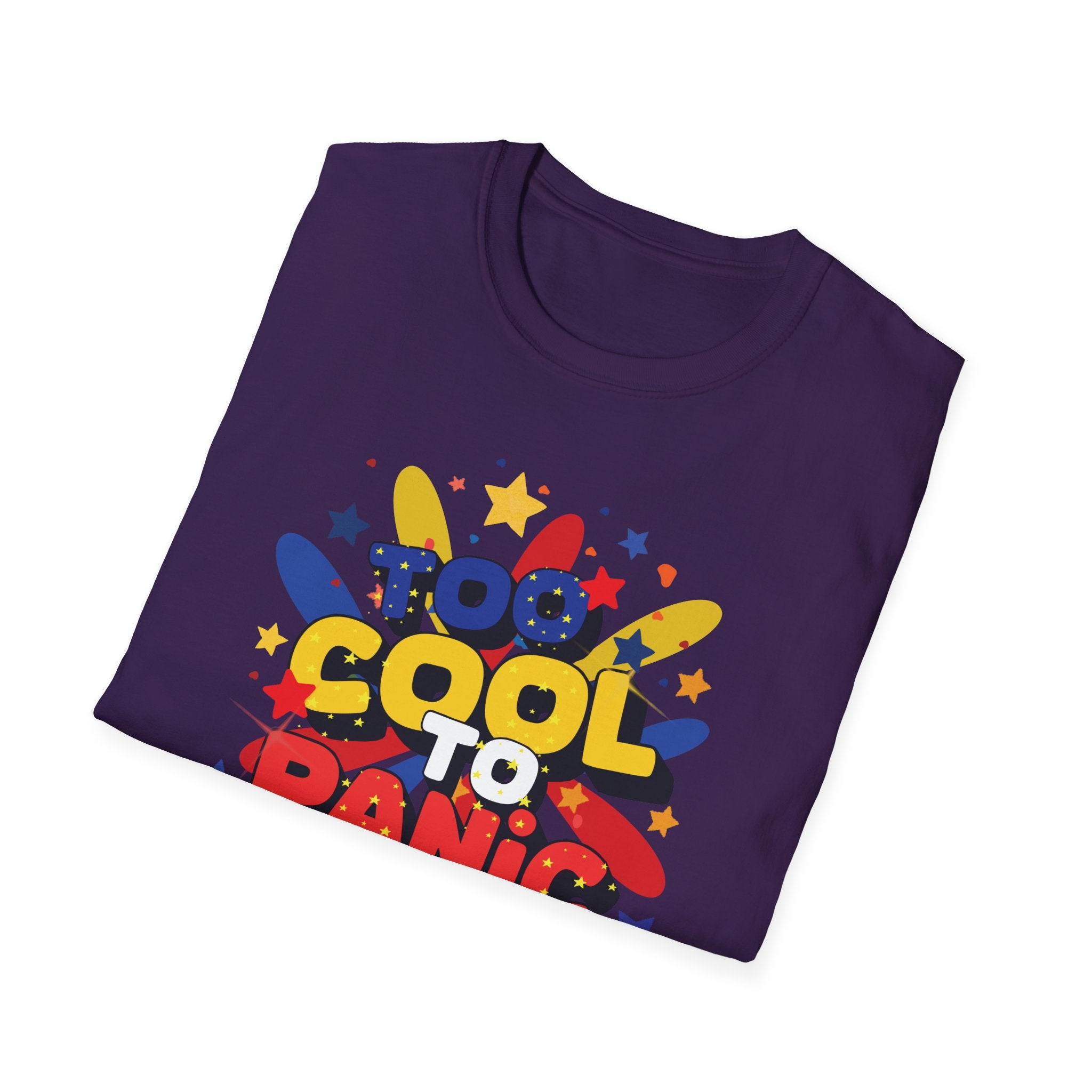 Too Cool to Panic T-Shirt — Retro Pop Graphic Tee