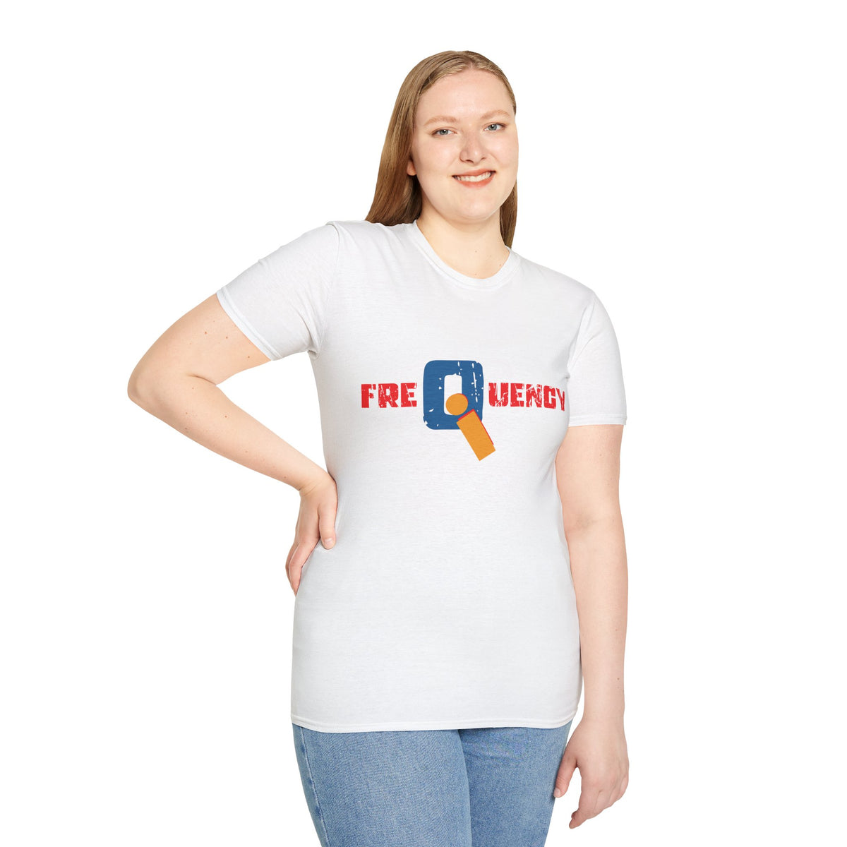 Frequency Graphic T-Shirt – Magnifying Glass Logo Tee