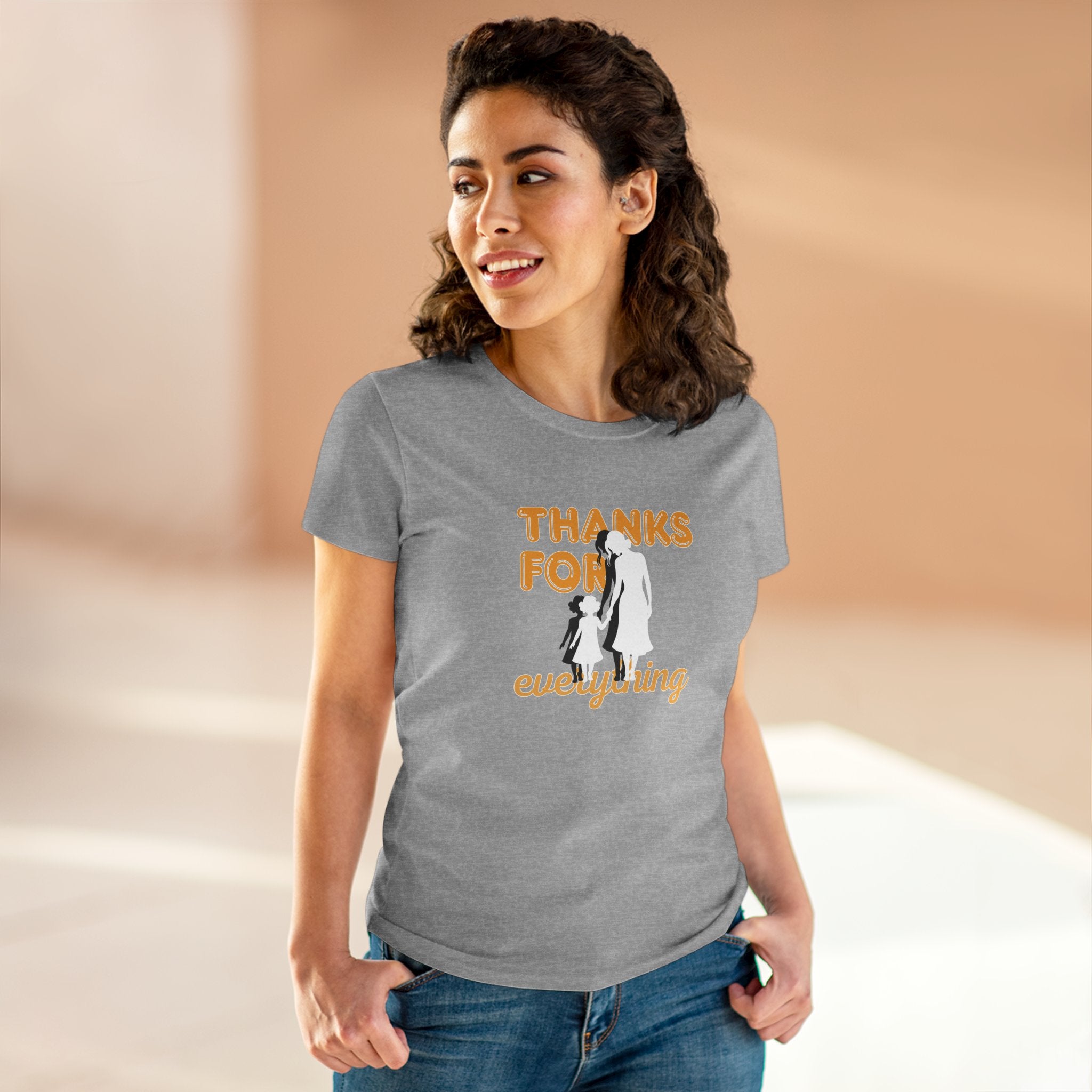 Thanks For Everything Tee — Thank You Gift T-Shirt with Silhouette Design
