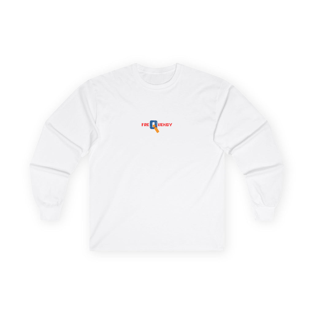 Long Sleeve Tee — 'My Life Is Surfing' Tropical Surf Graphic
