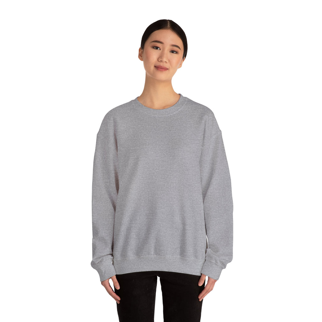 Crewneck Sweatshirt — "Different Colours, Moments" Retro Grid Graphic