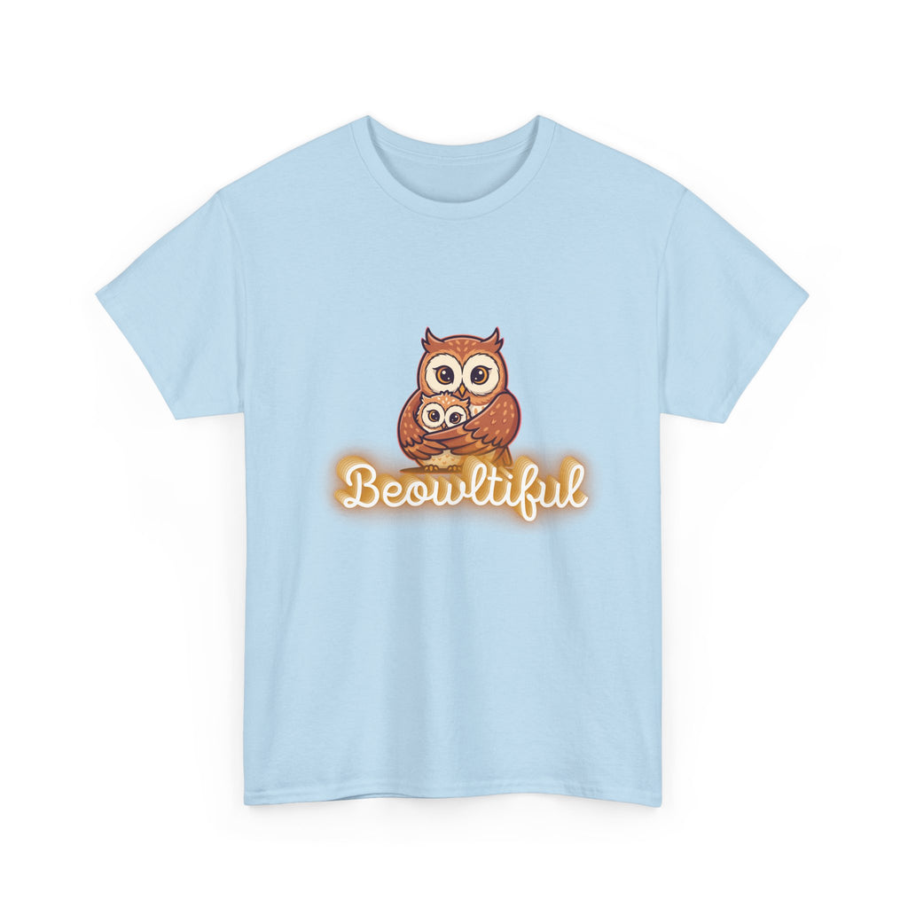 Beowtiful Owl T-Shirt - Cute Owl Graphic Tee for Bird Lovers & Fall Fashion