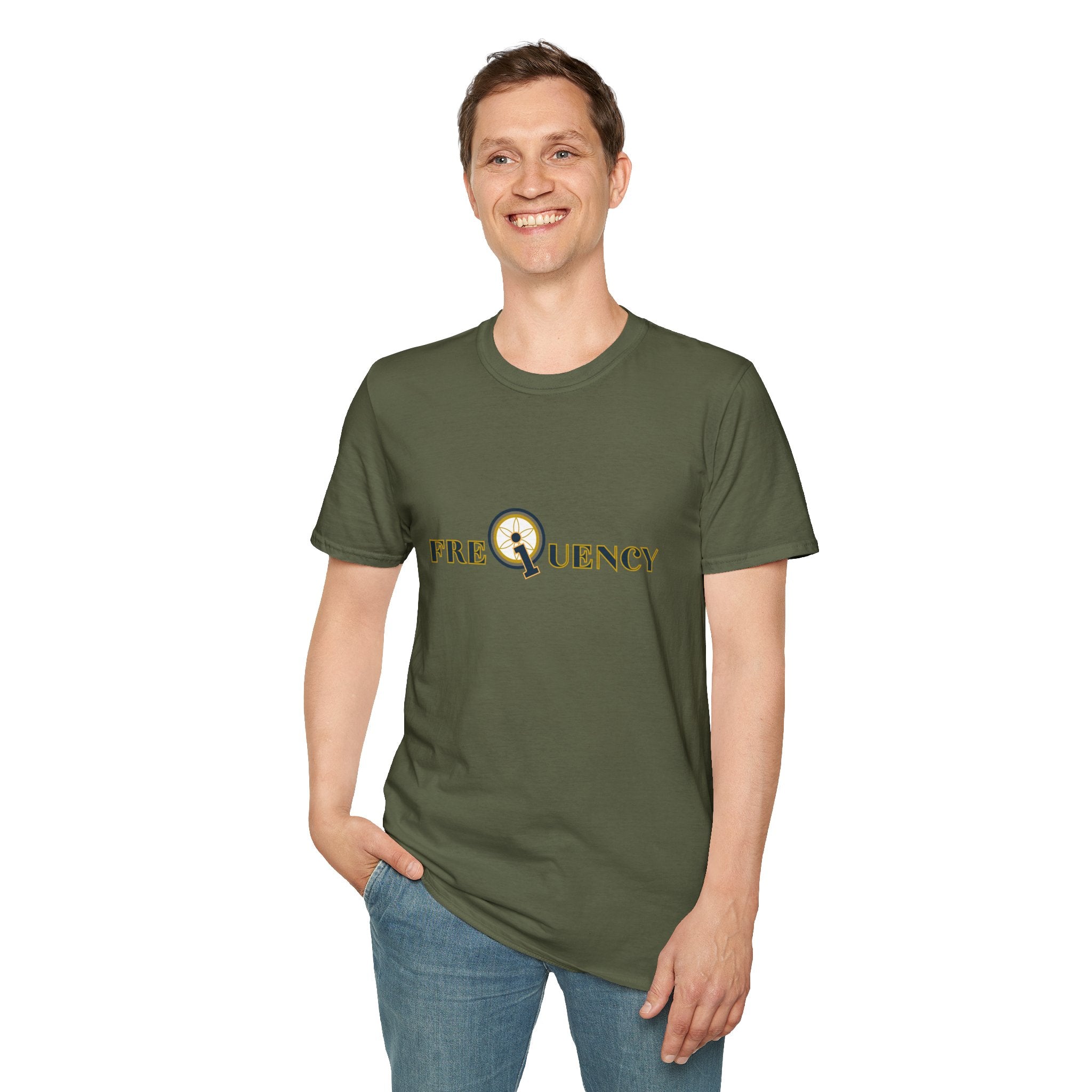 Frequency Graphic T-Shirt – Magnifying Glass Logo Tee