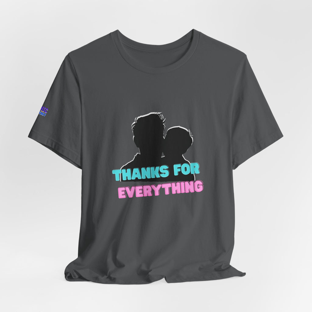 T-Shirt — "Thanks For Everything" Couple Silhouette Appreciation Tee