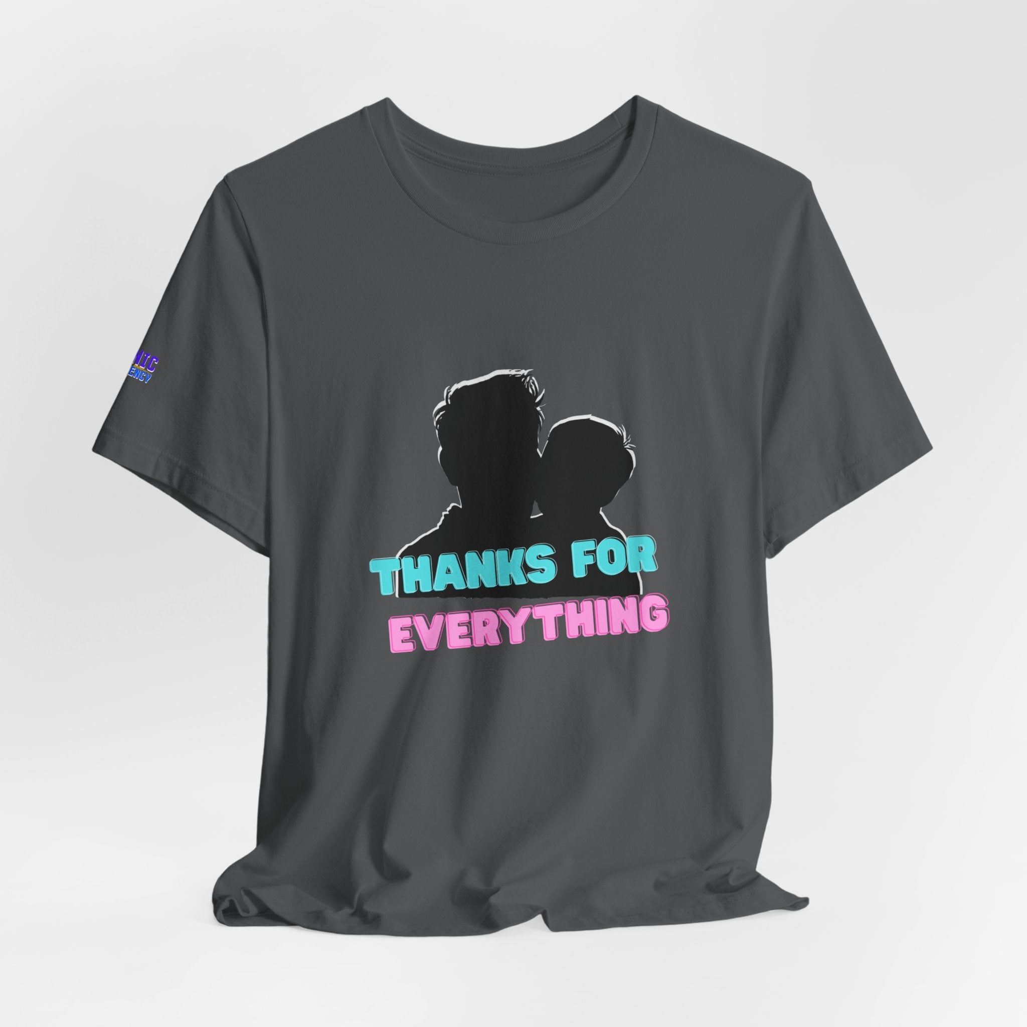 T-Shirt — "Thanks For Everything" Couple Silhouette Appreciation Tee