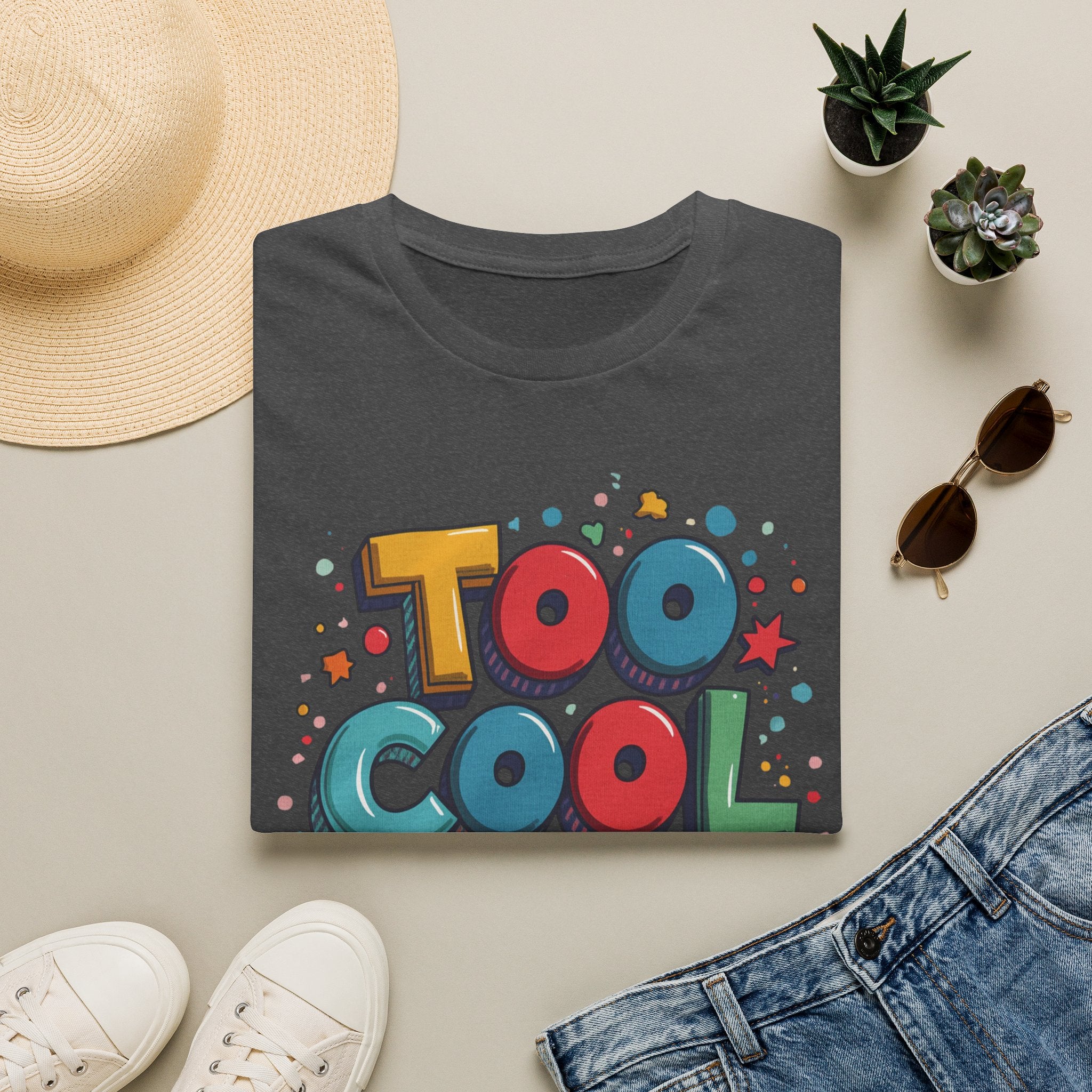 Too Cool to Panic T-Shirt — Retro Pop Graphic Tee
