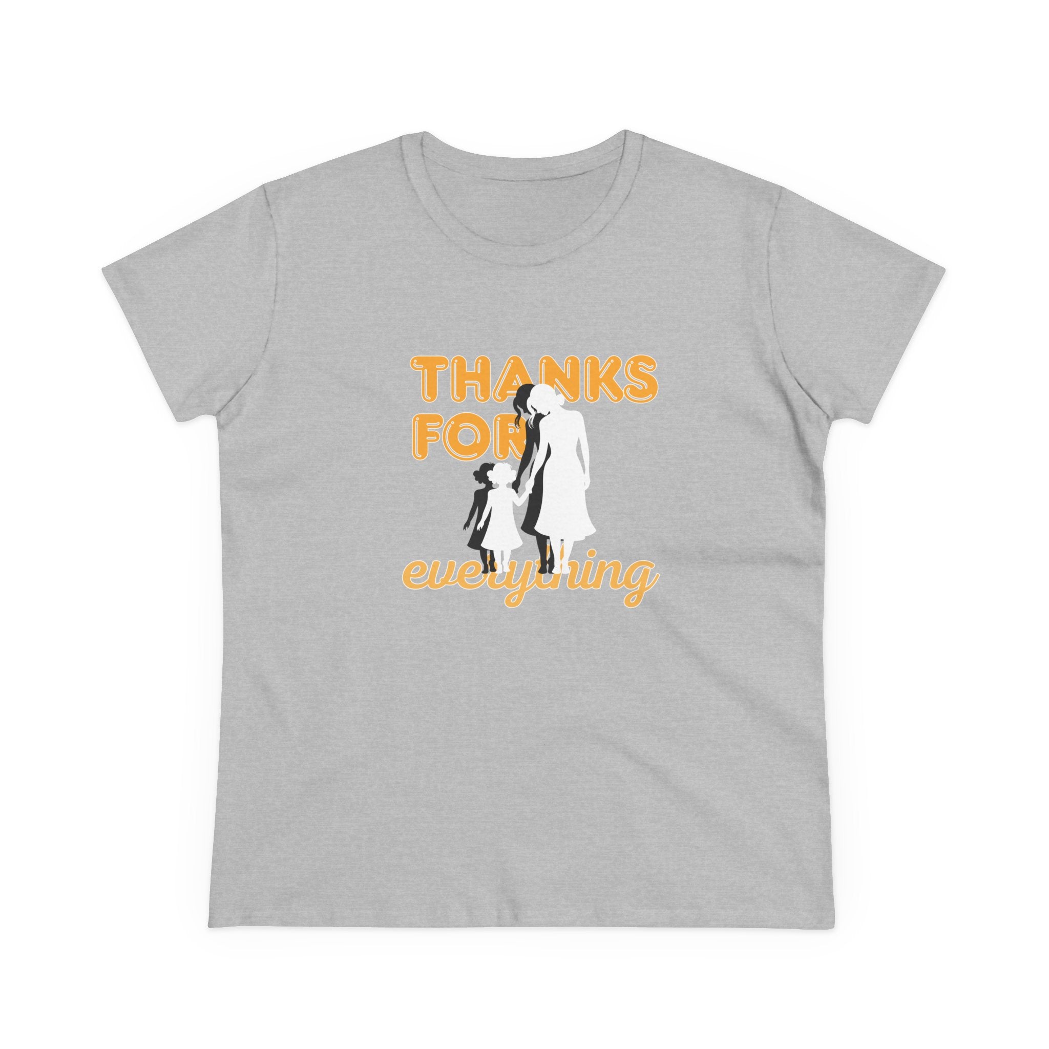 Thanks For Everything Tee — Thank You Gift T-Shirt with Silhouette Design
