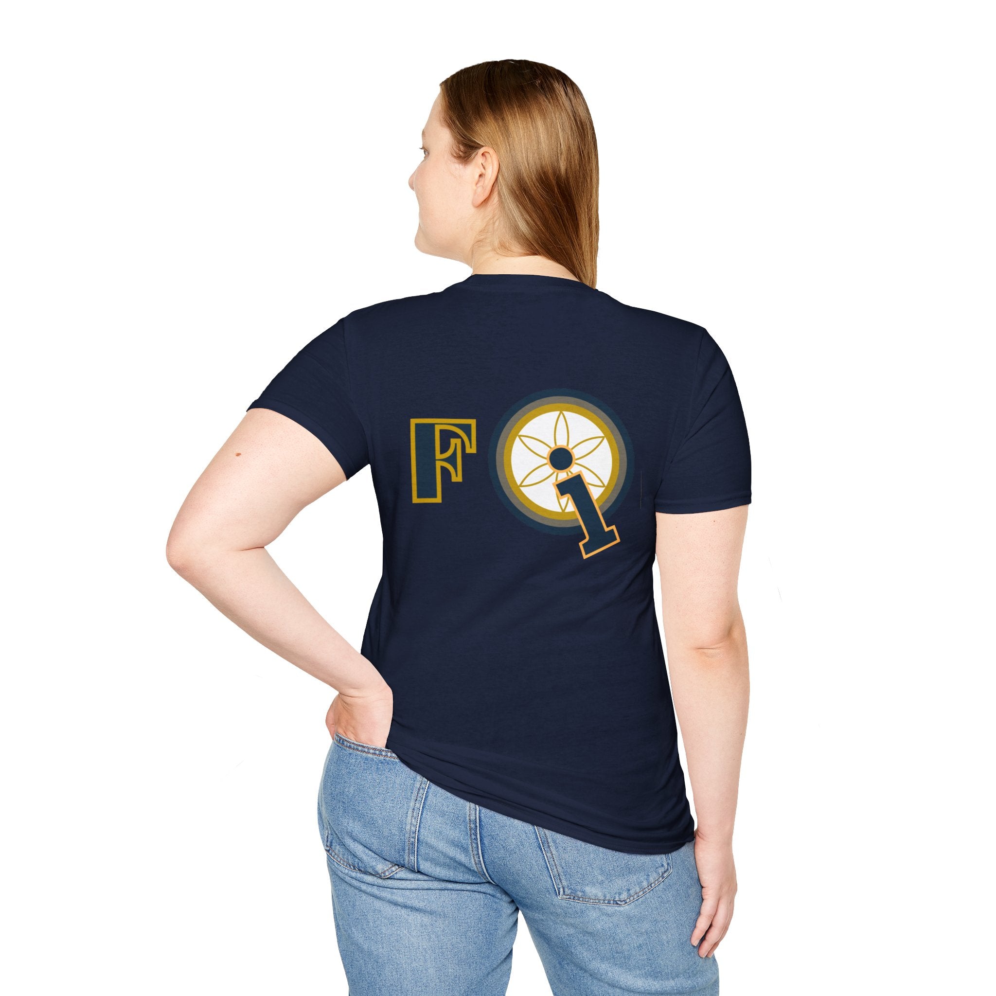 Frequency Graphic T-Shirt – Magnifying Glass Logo Tee