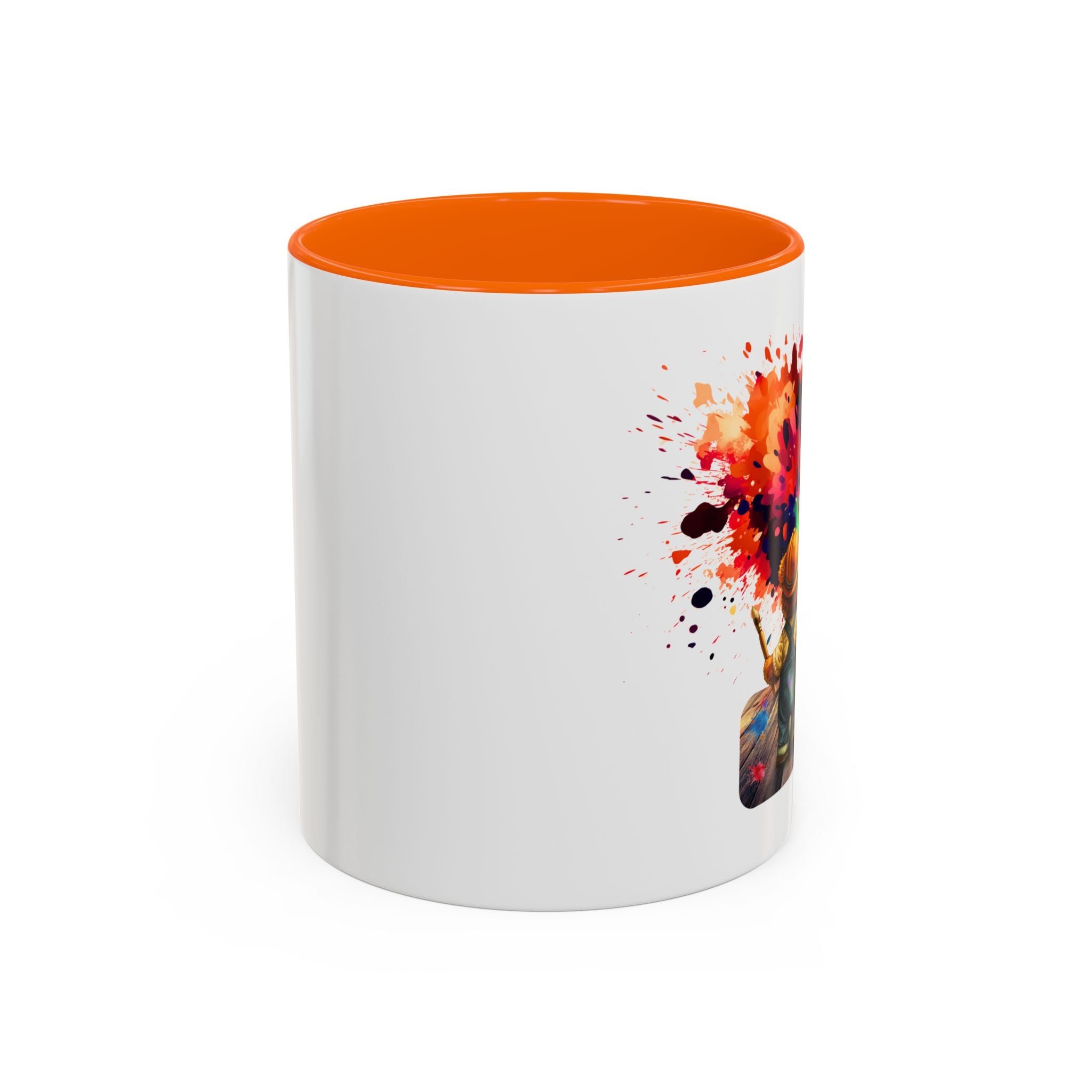 Colorful Heart Paint Mug — Artist Child Splash Coffee Cup (11/15oz)