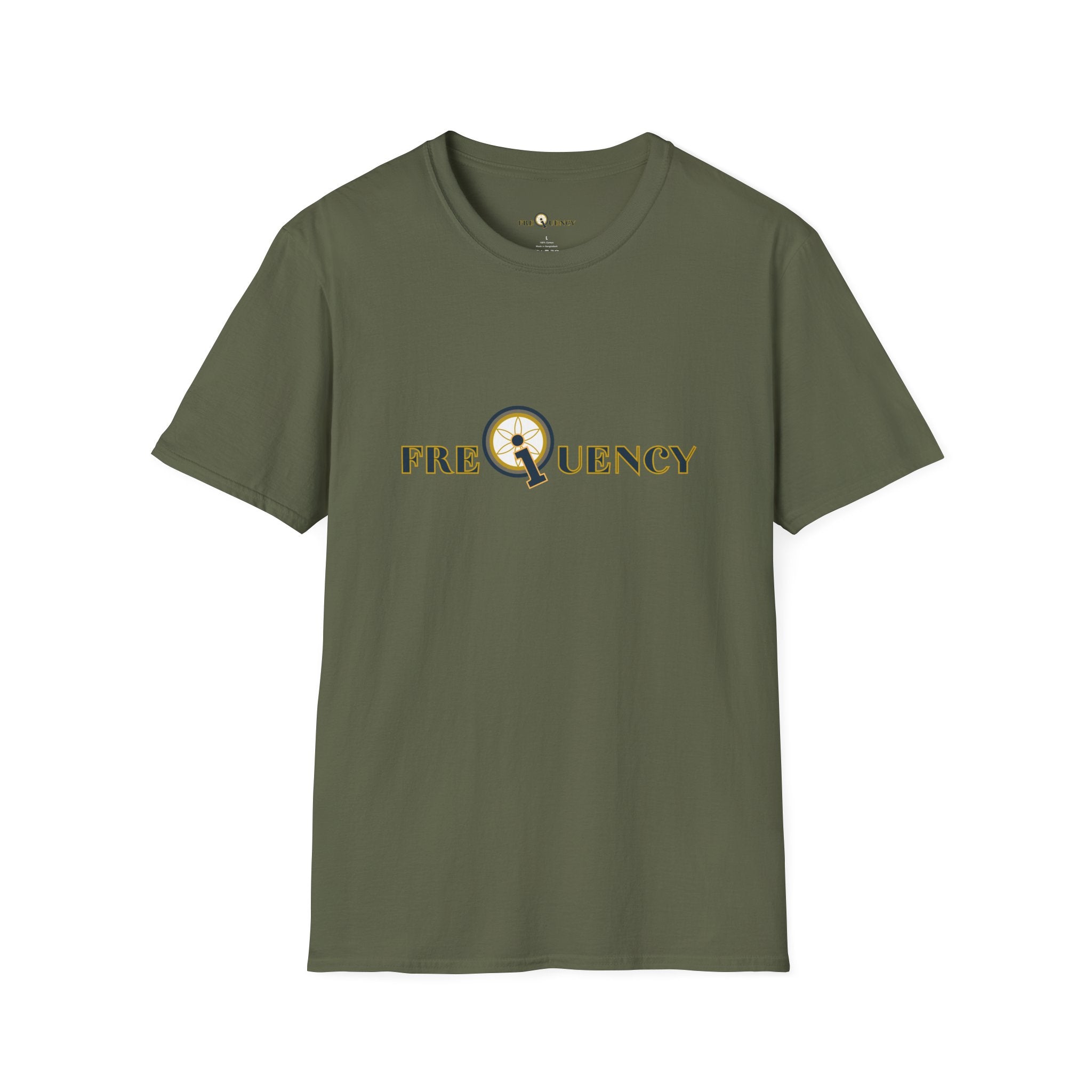 Frequency Graphic T-Shirt – Magnifying Glass Logo Tee