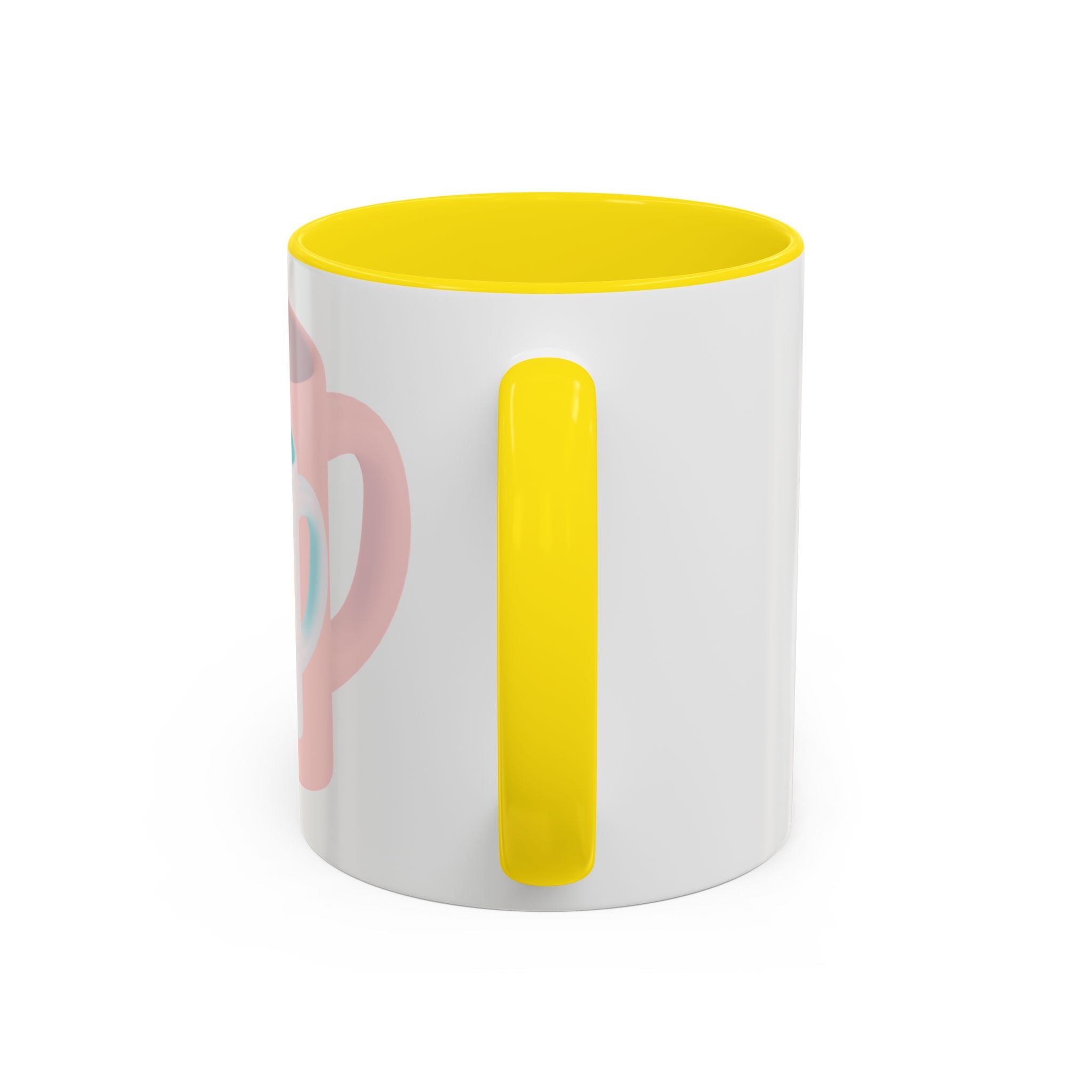 Nested Mugs Coffee Mug — Colorful Retro Stacked Cup Design (11/15oz)