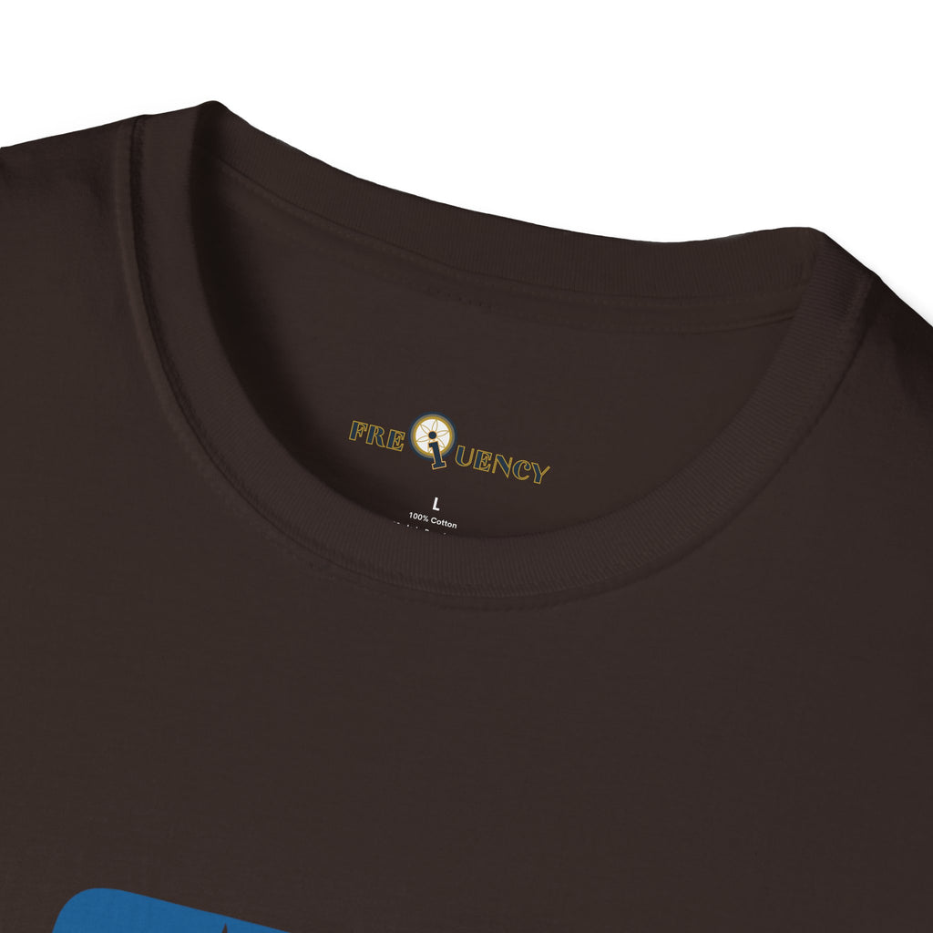 Frequency Graphic T-Shirt – Magnifying Glass Logo Tee