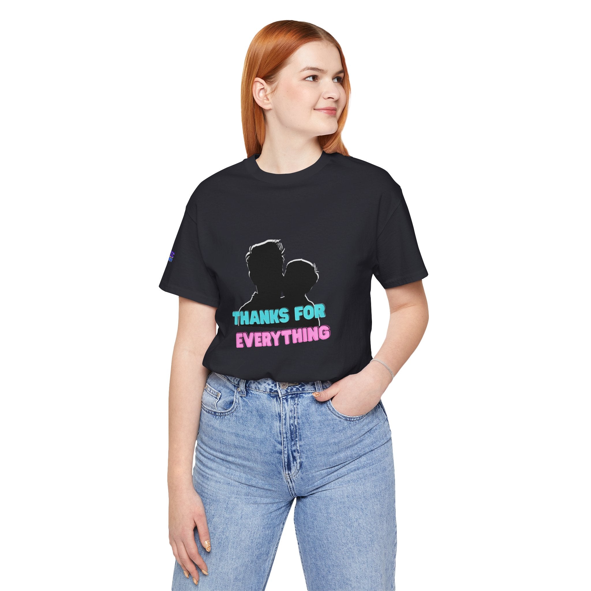T-Shirt — "Thanks For Everything" Couple Silhouette Appreciation Tee