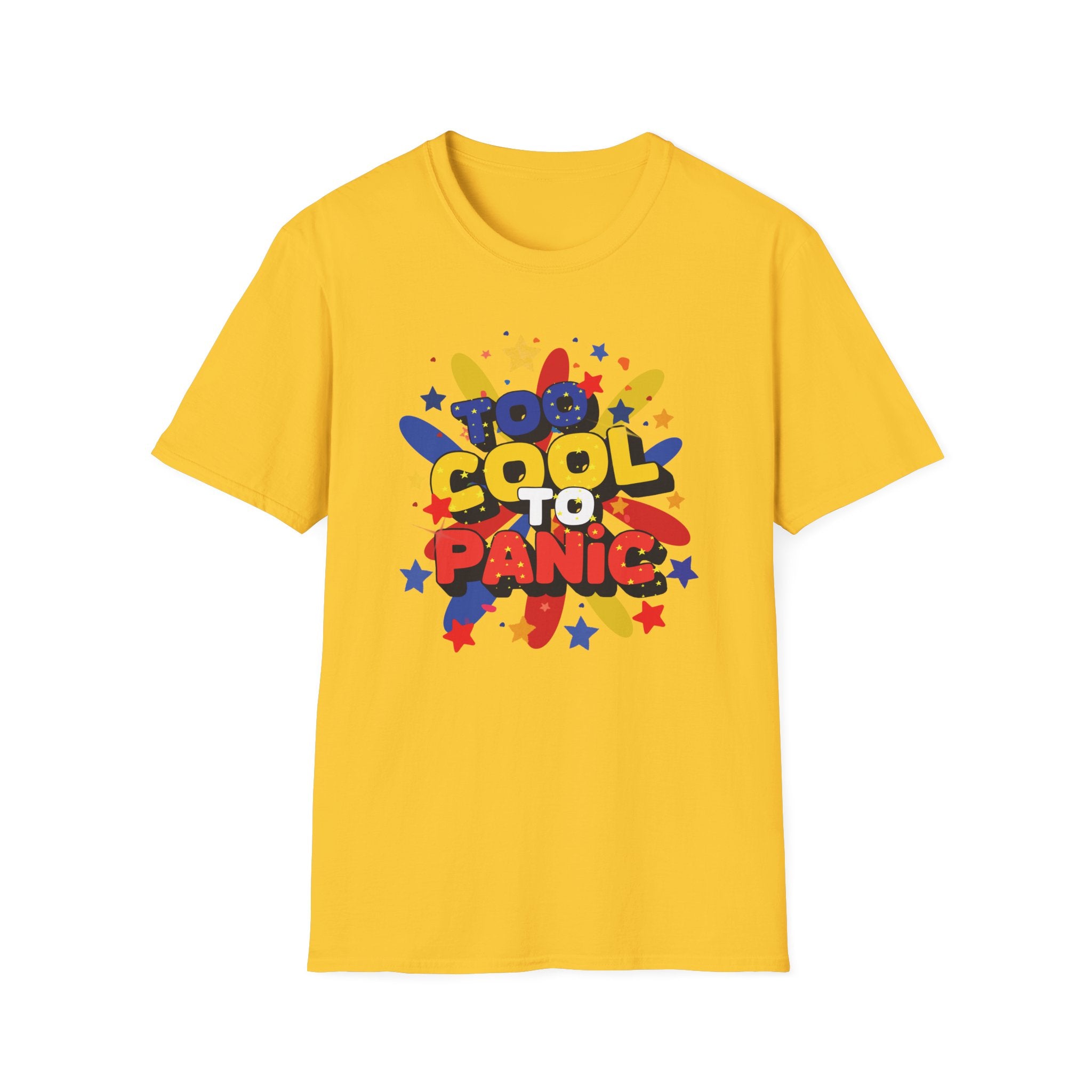 Too Cool to Panic T-Shirt — Retro Pop Graphic Tee