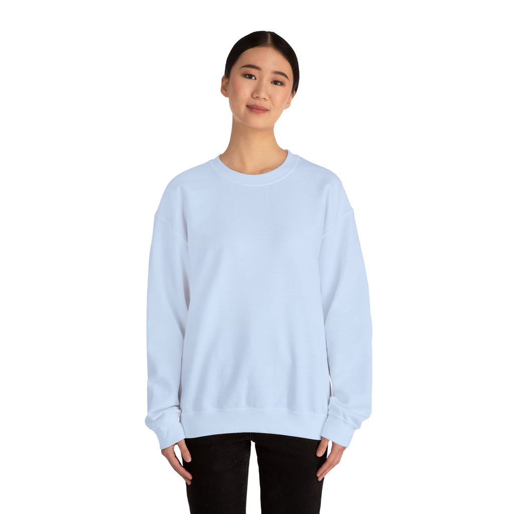 Crewneck Sweatshirt — "Different Colours, Moments" Retro Grid Graphic