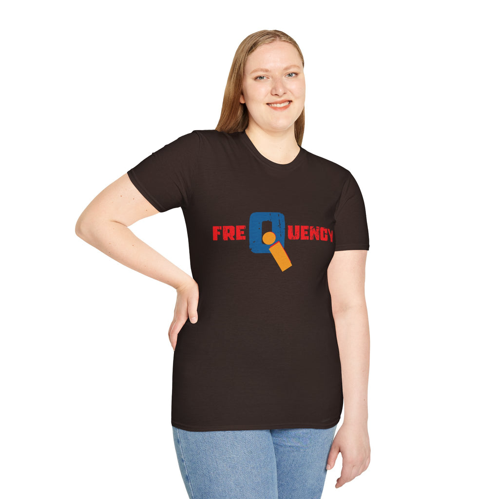 Frequency Graphic T-Shirt – Magnifying Glass Logo Tee