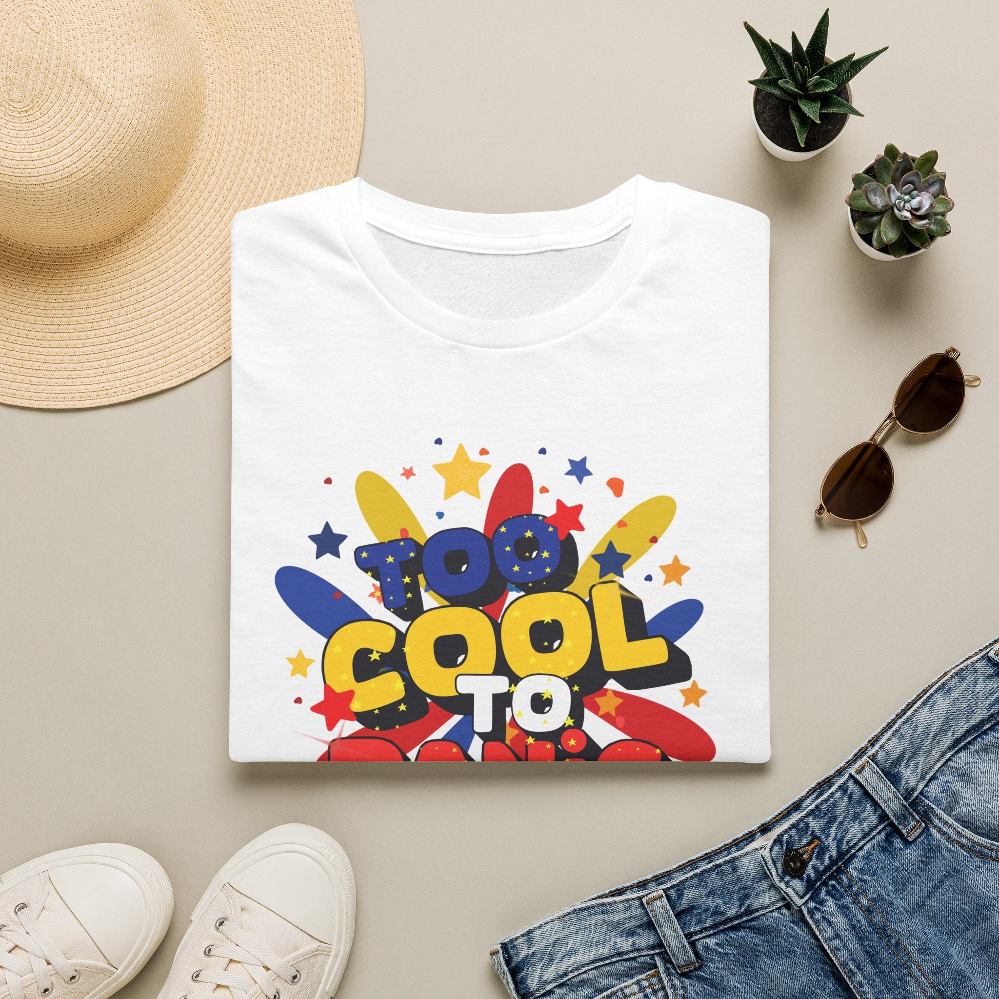 Too Cool to Panic T-Shirt — Retro Pop Graphic Tee