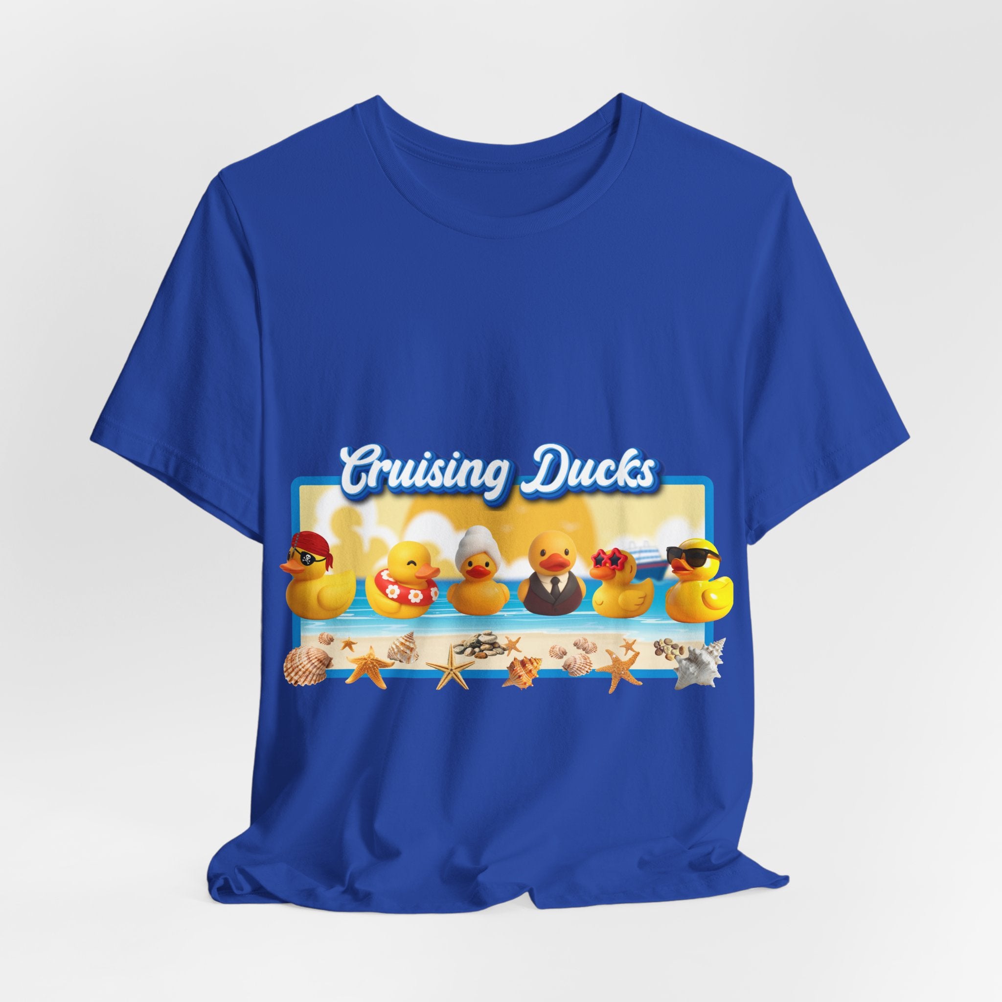 Cruising Ducks T-Shirt – Cute Rubber Duck Beach Graphic Tee