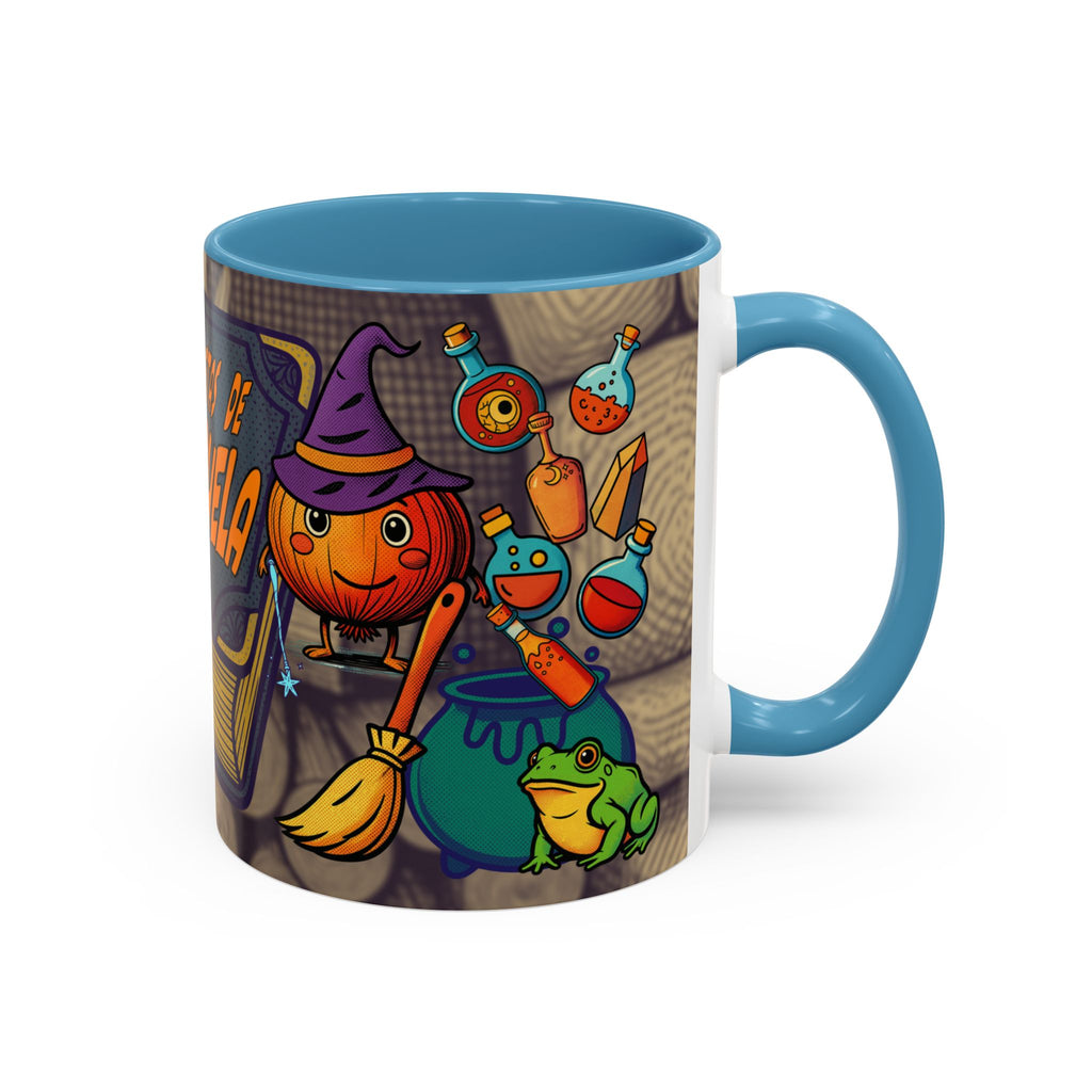 Coffee Mug - "Recetas de La Abuela" Halloween Pumpkin Kitchen Spellbook Accent Mug
