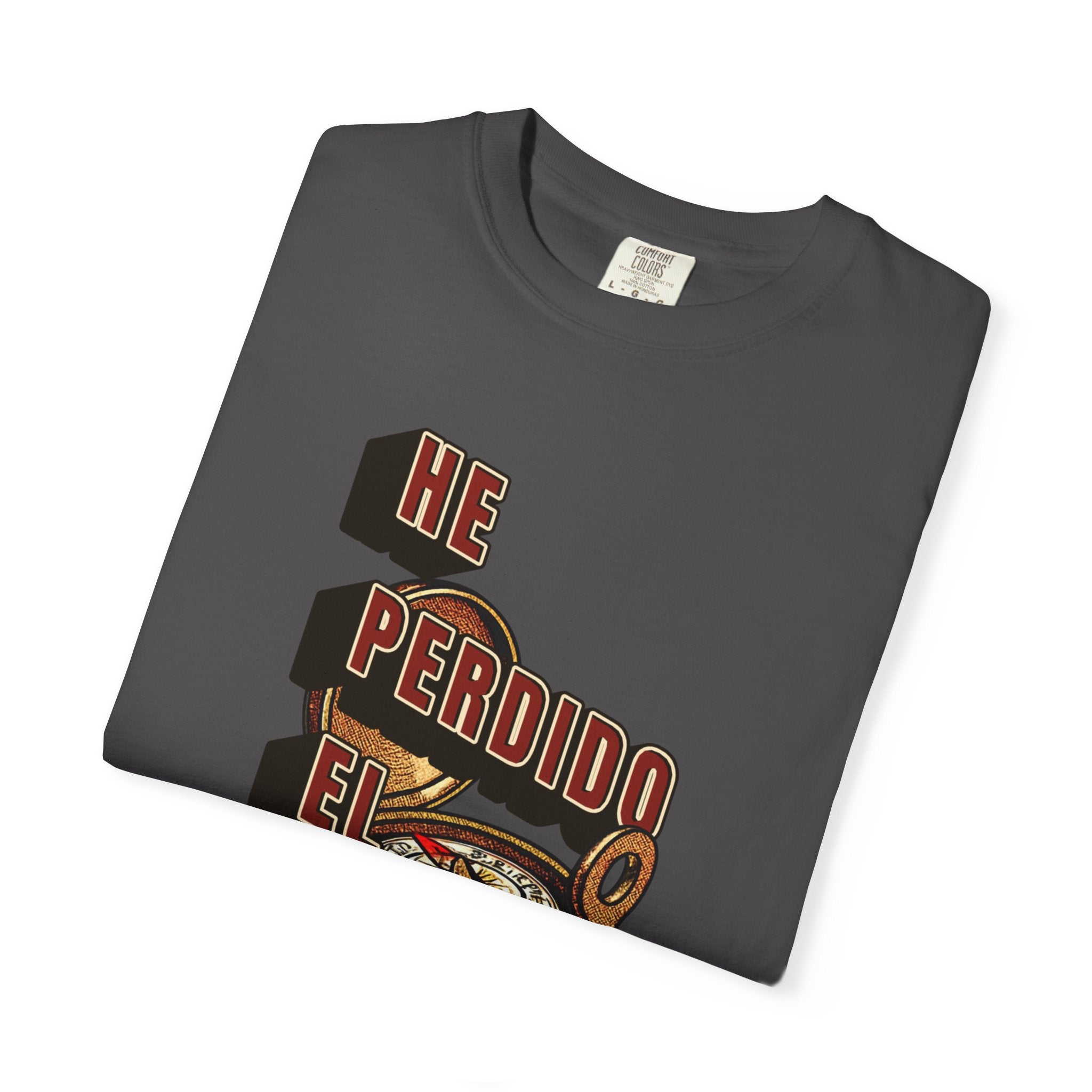 T-Shirt — "He Perdido El Norte" Vintage Compass Graphic