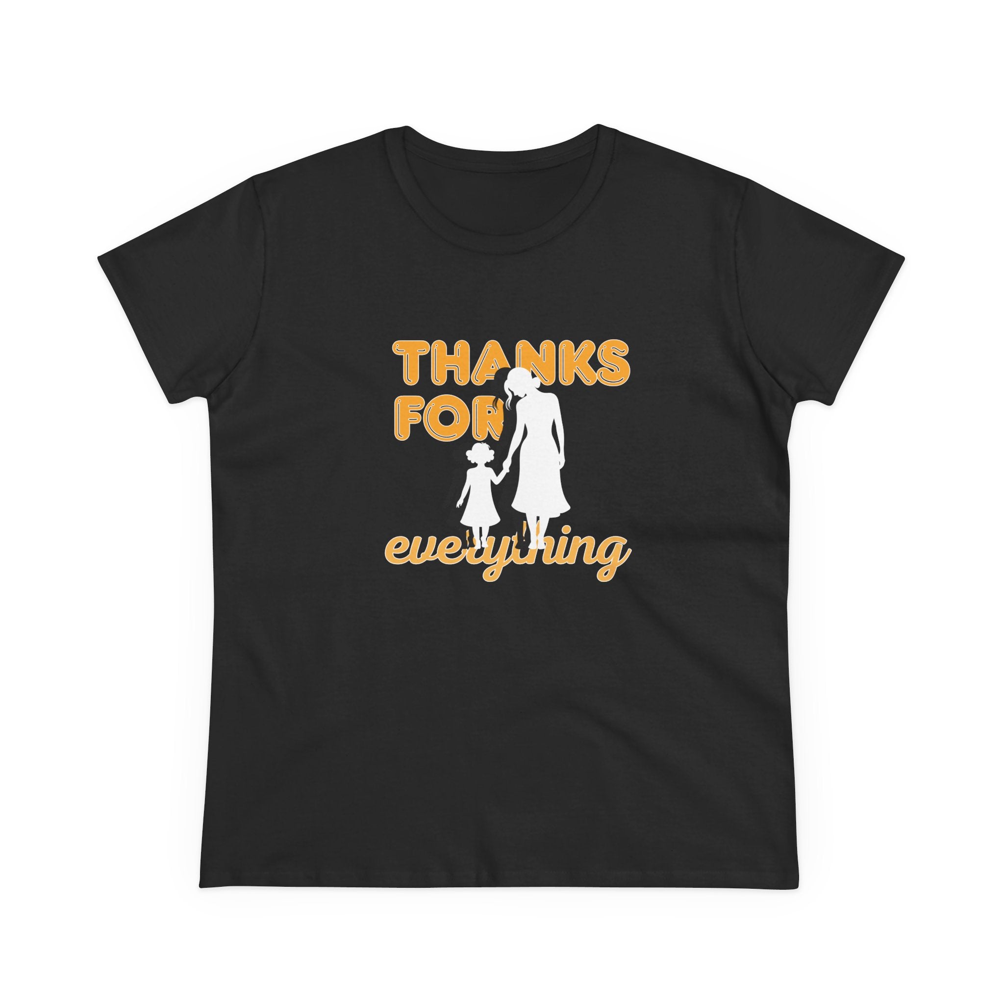 Thanks For Everything Tee — Thank You Gift T-Shirt with Silhouette Design