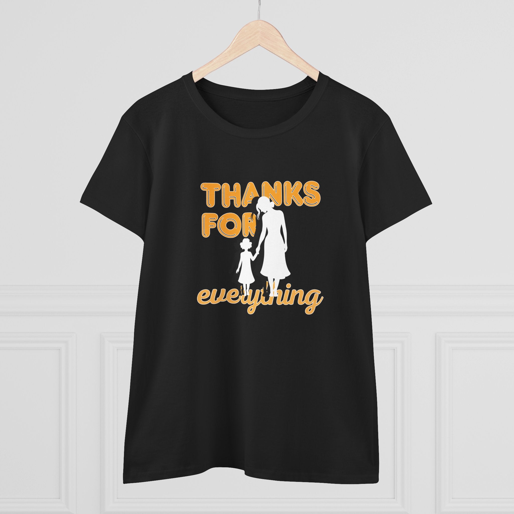 Thanks For Everything Tee — Thank You Gift T-Shirt with Silhouette Design