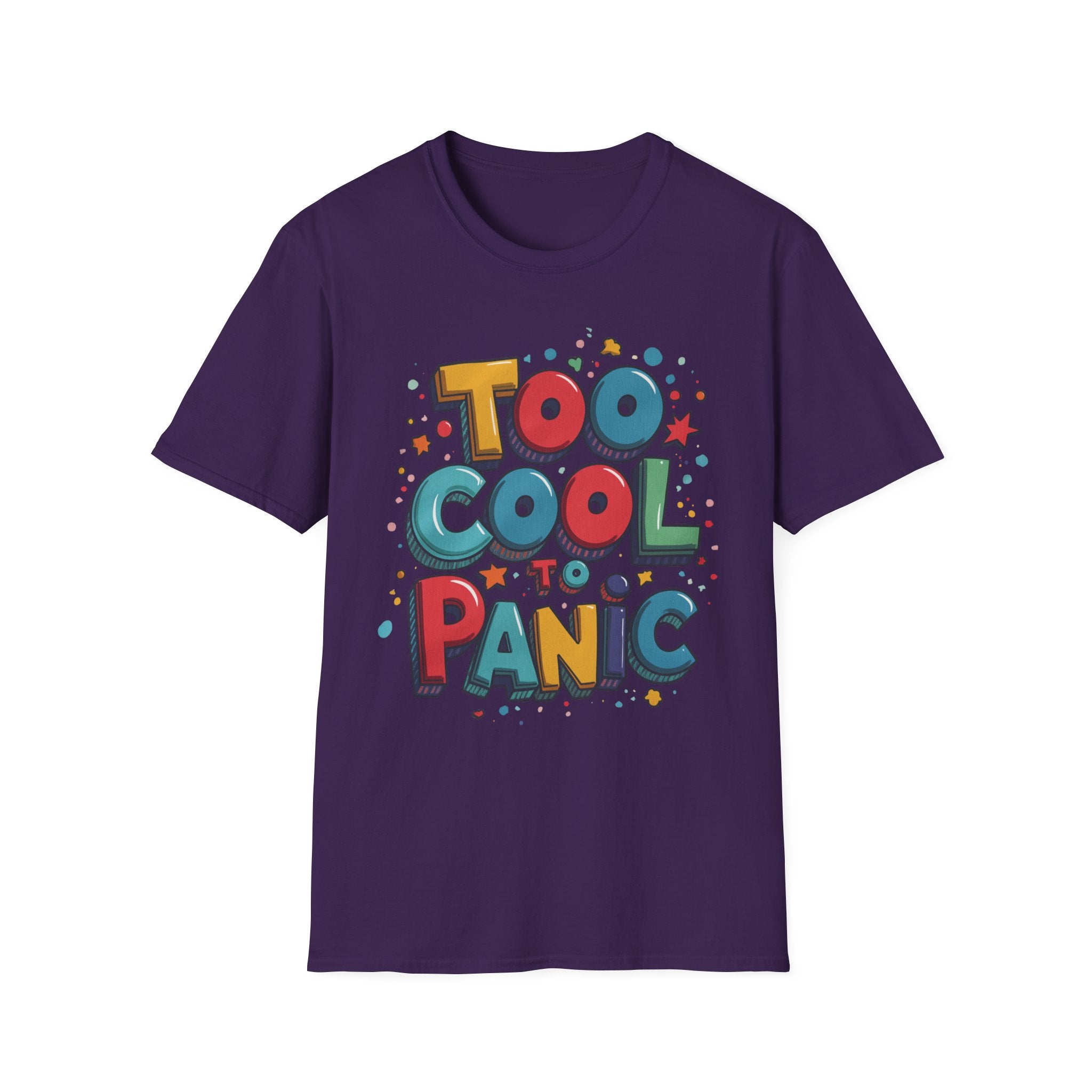 Too Cool to Panic T-Shirt — Retro Pop Graphic Tee