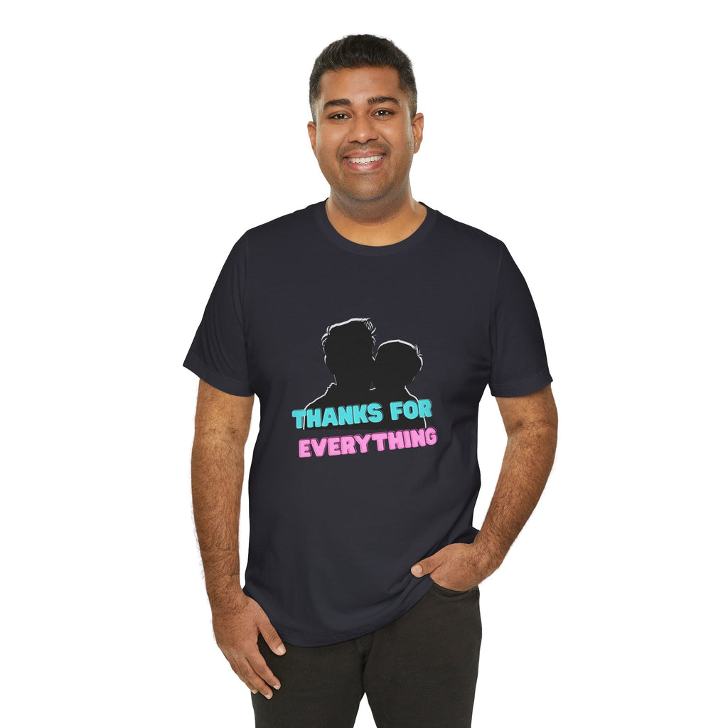 T-Shirt — "Thanks For Everything" Couple Silhouette Appreciation Tee