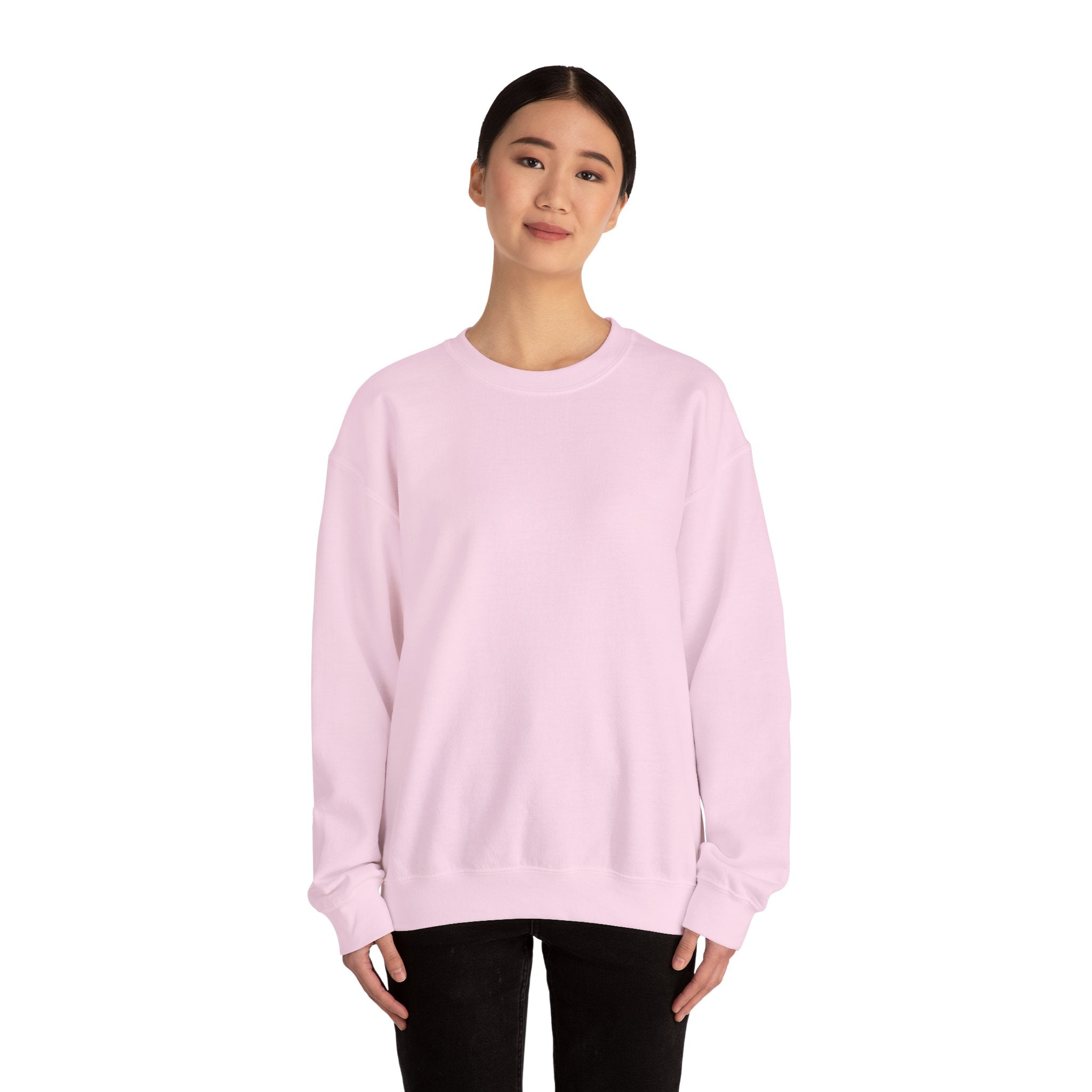 Crewneck Sweatshirt — "Different Colours, Moments" Retro Grid Graphic