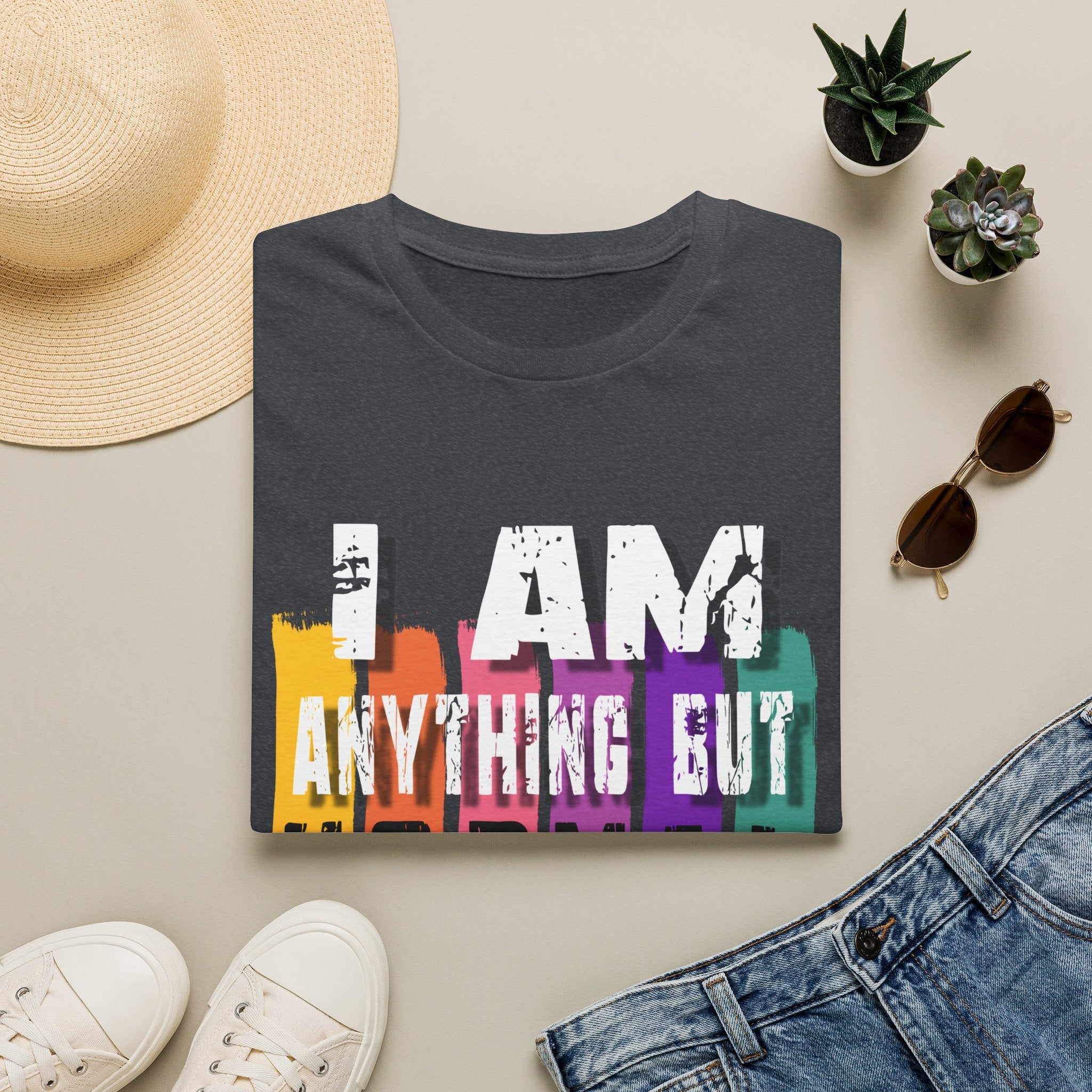 I Am Anything But Normal T-Shirt — Colorful Bold Statement Tee