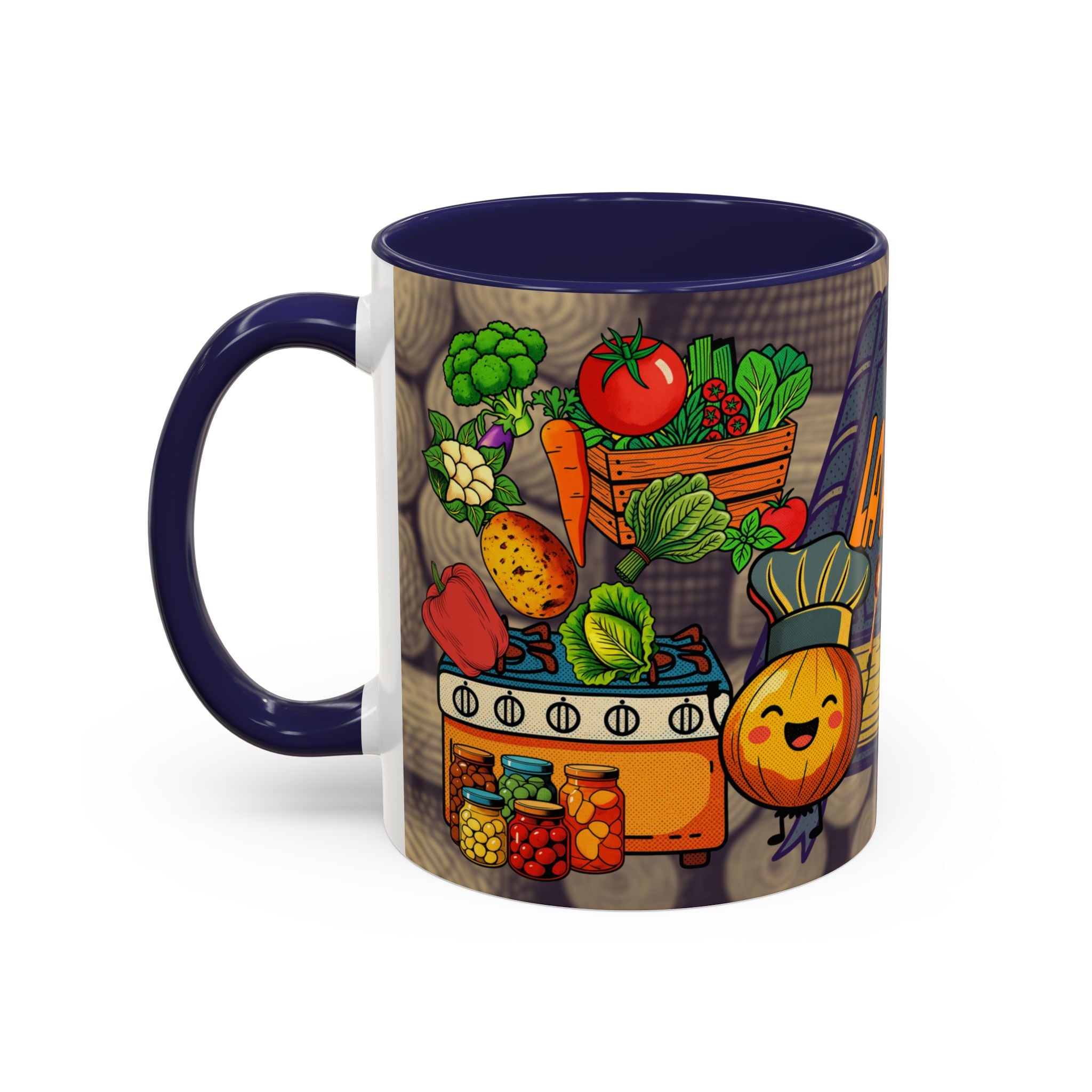 Coffee Mug - "Recetas de La Abuela" Halloween Pumpkin Kitchen Spellbook Accent Mug