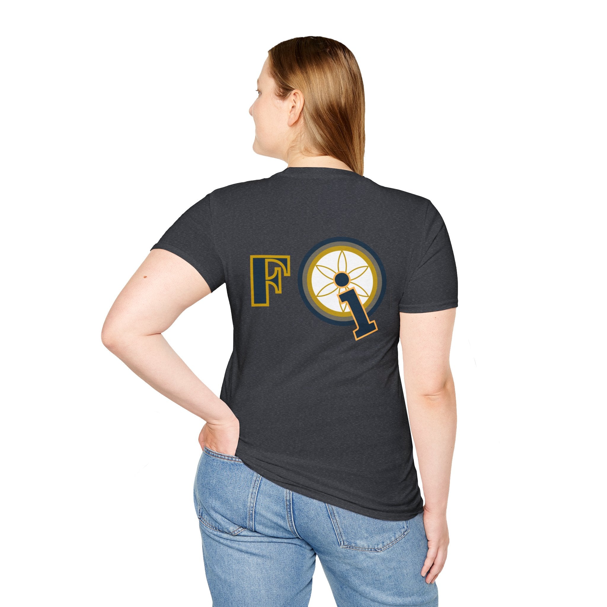 Frequency Graphic T-Shirt – Magnifying Glass Logo Tee