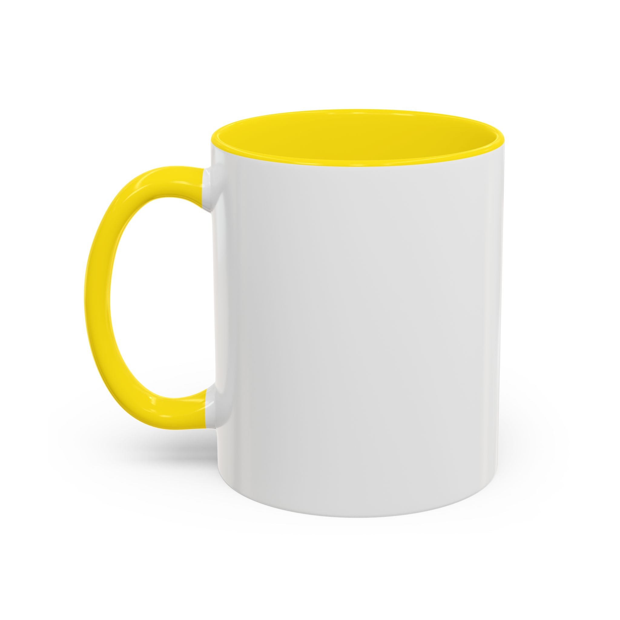 Nested Mugs Coffee Mug — Colorful Retro Stacked Cup Design (11/15oz)